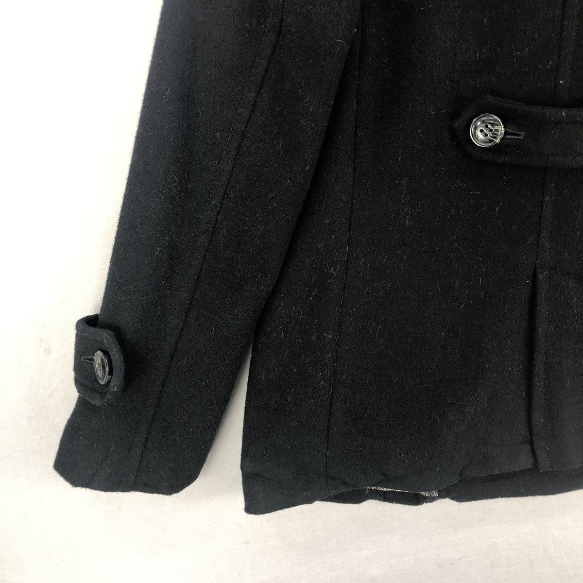 Japanese Brand Royal Party Double Breasted Wool Peacoat Jacket Size S / US 4 / IT 40 - 17 Thumbnail