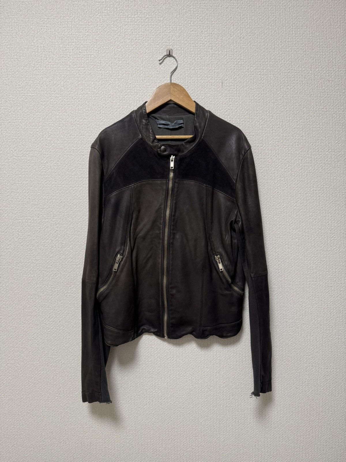 Rick Owens AW05 MOOG Sample Hybrid Leather Jacket
