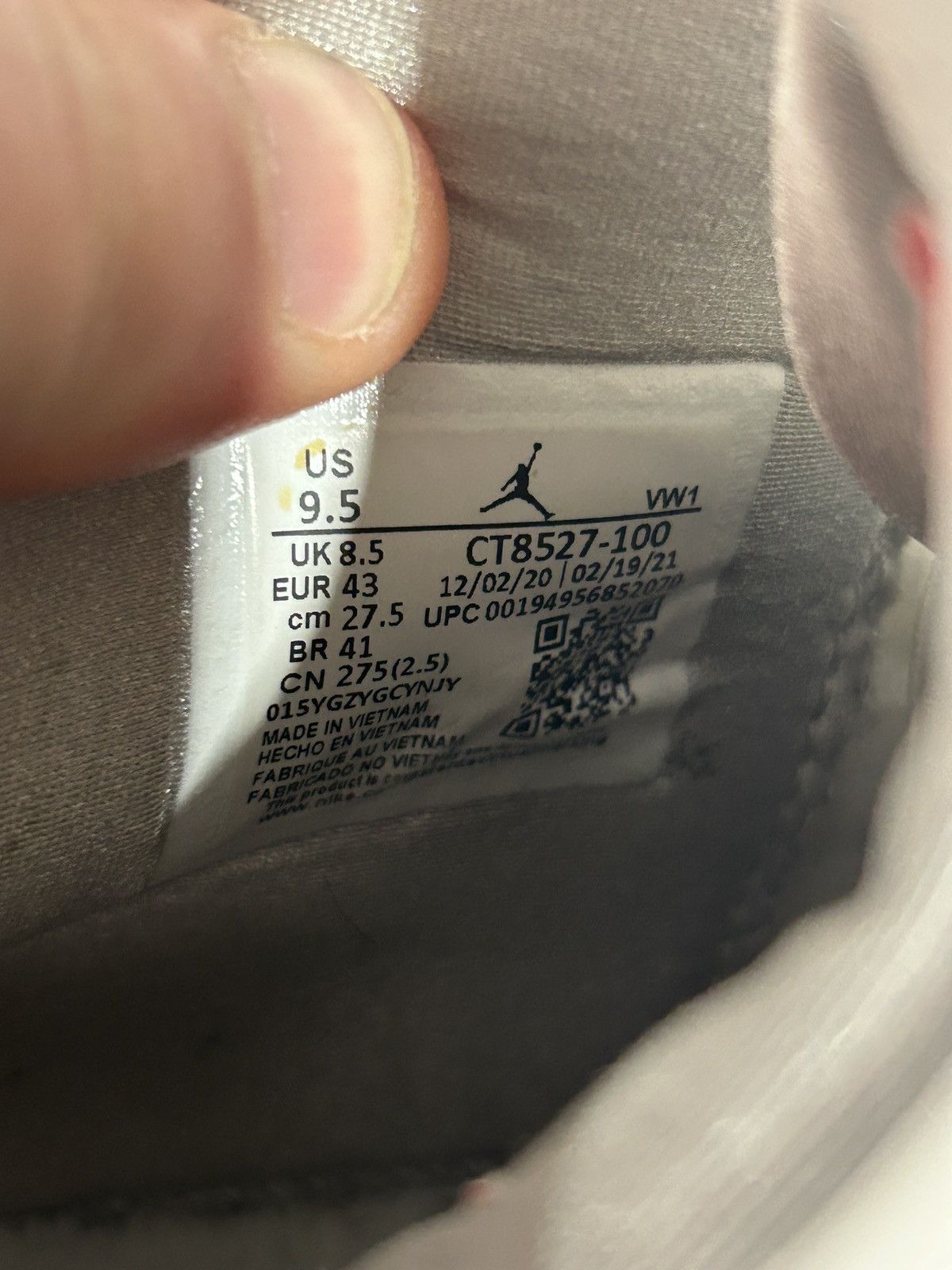 Jordan Brand JORDAN 4 WHITE OREO SIZE 9.5 PREOWNED Size US 9.5 / EU 42-43 - 6 Thumbnail