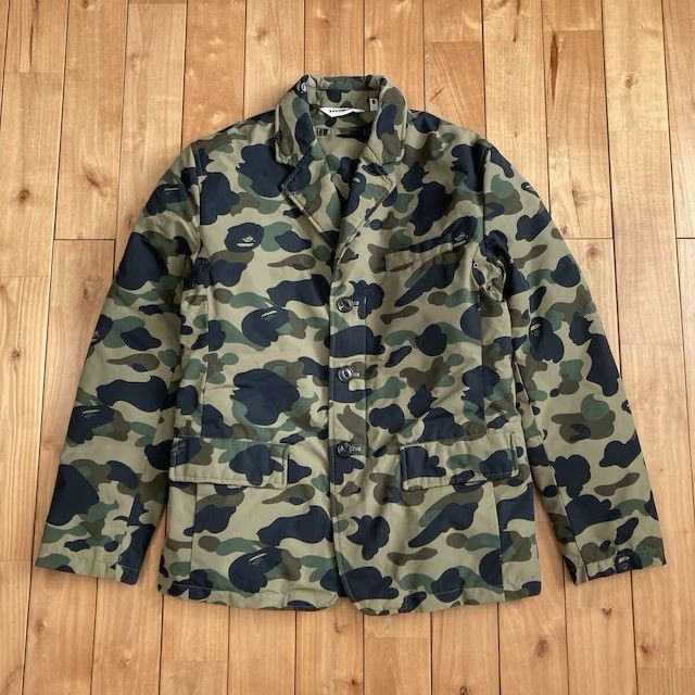 Bape GORE WIND STOPPER × BAPE CAMO Tailored Down Jacket NIGO APE Size US M / EU 48-50 / 2 - 1 Thumbnail
