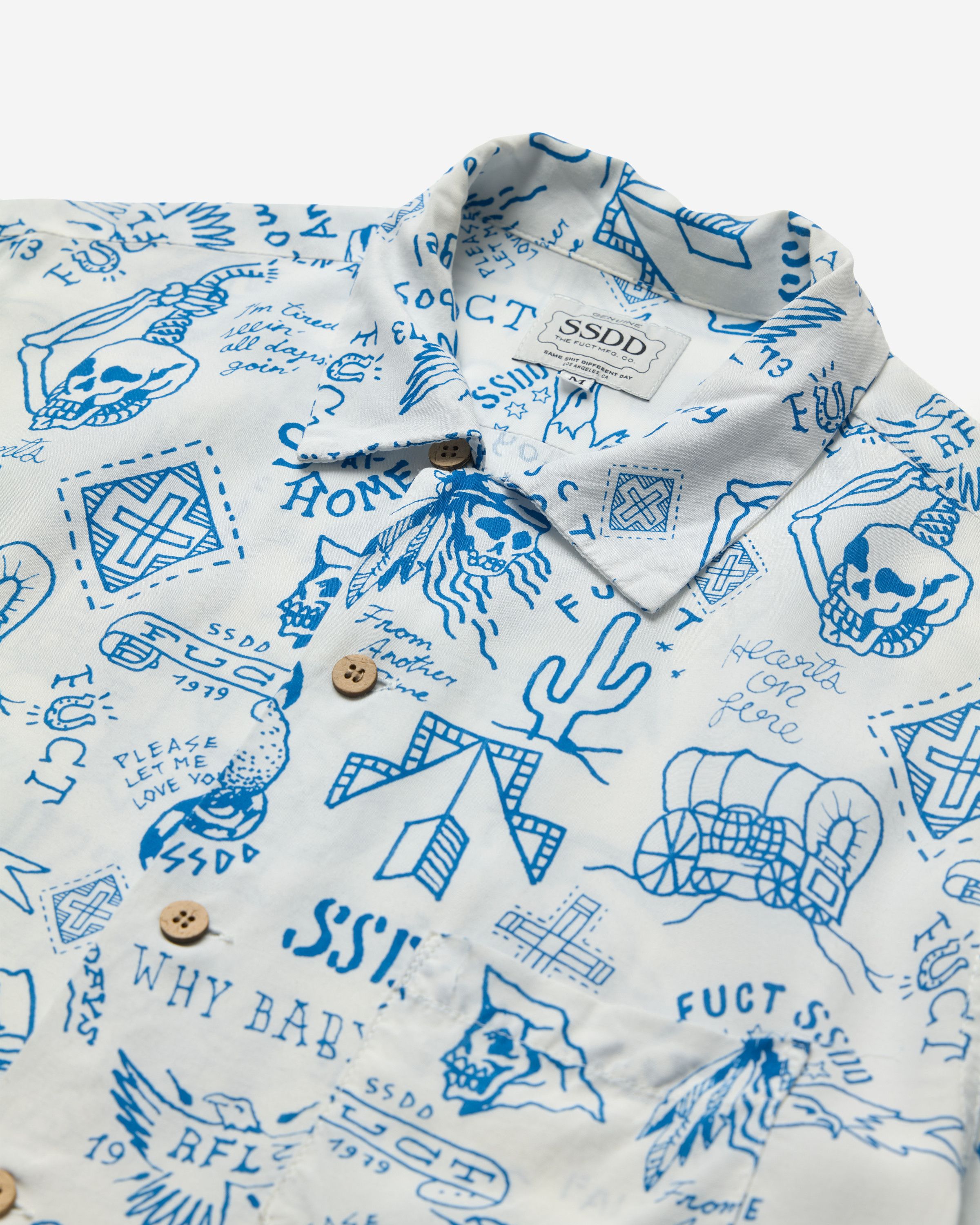 FUCT Safe At Home Aloha Shirt Size US M / EU 48-50 / 2 - 2 Thumbnail