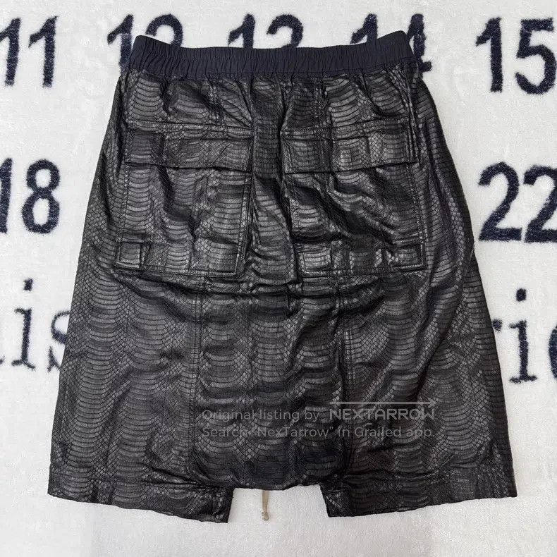 Rick Owens Rick Owens Python-skin 7-point crotch pants Size US 38 / EU 54 - 2 Thumbnail