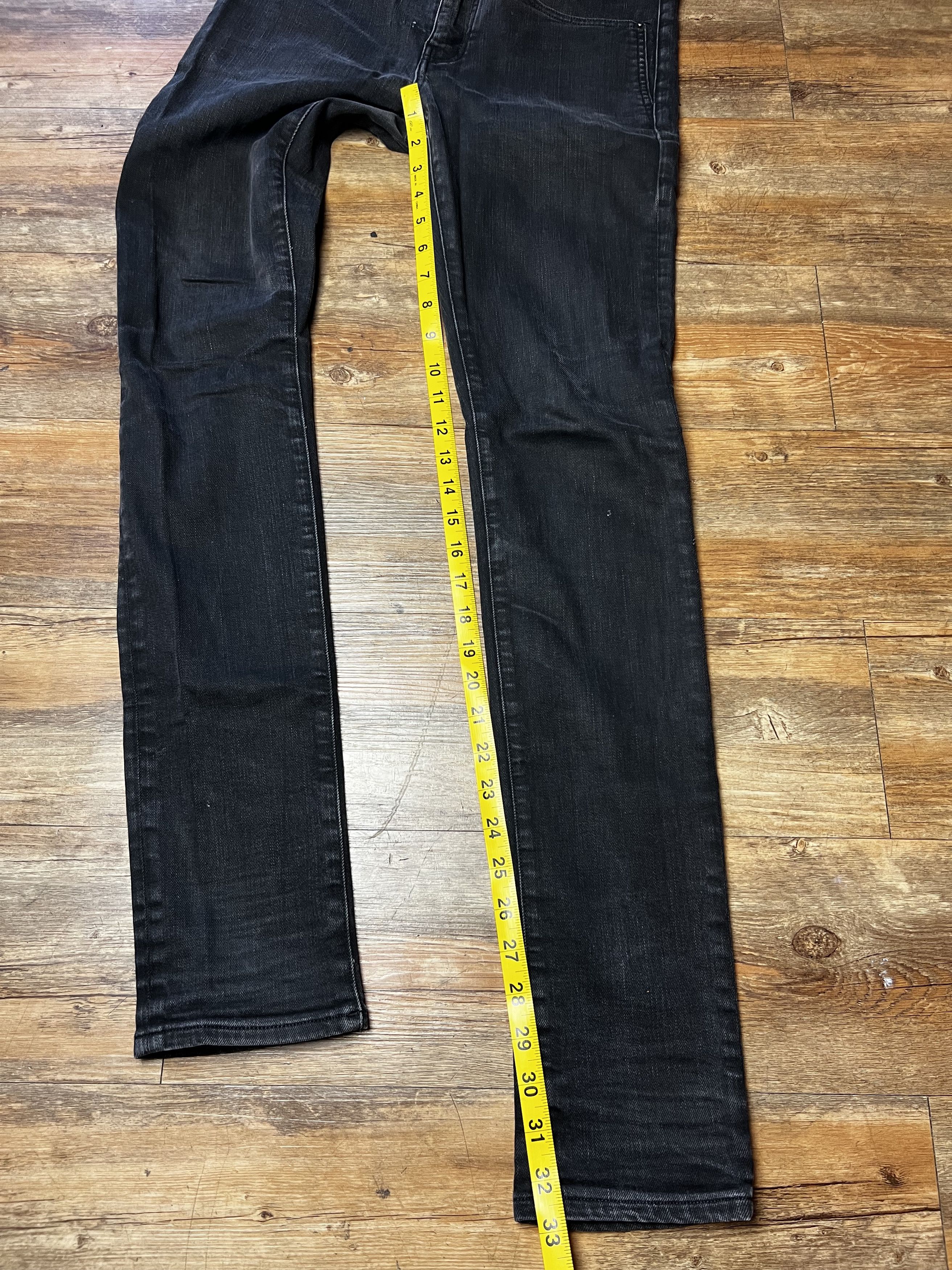 Saint Laurent Paris Saint Laurent Paris D02 Black Skinny Jeans Size US 30 / EU 46 - 15 Thumbnail