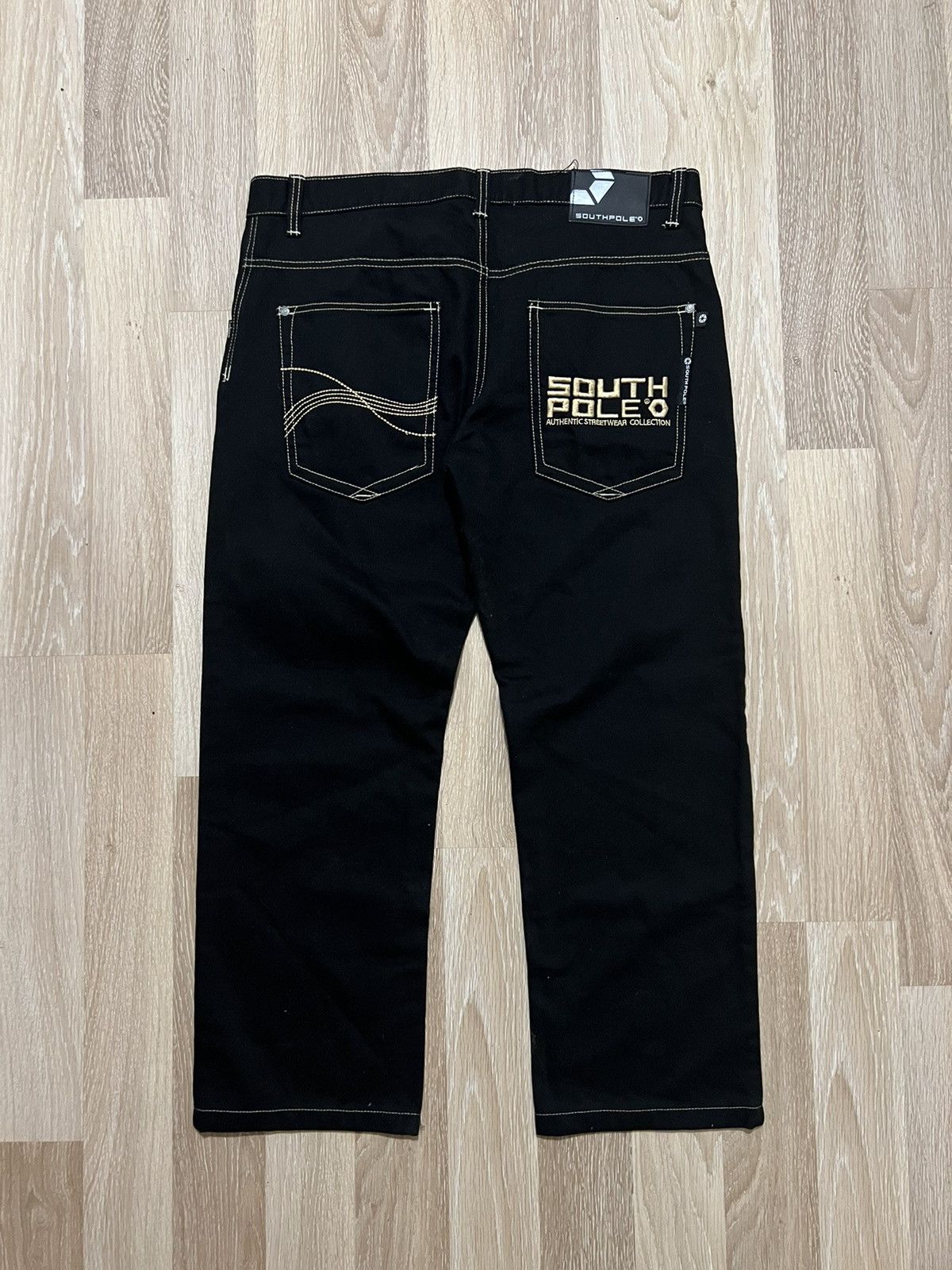 Pre-owned Jnco X Southpole Jeans In Black