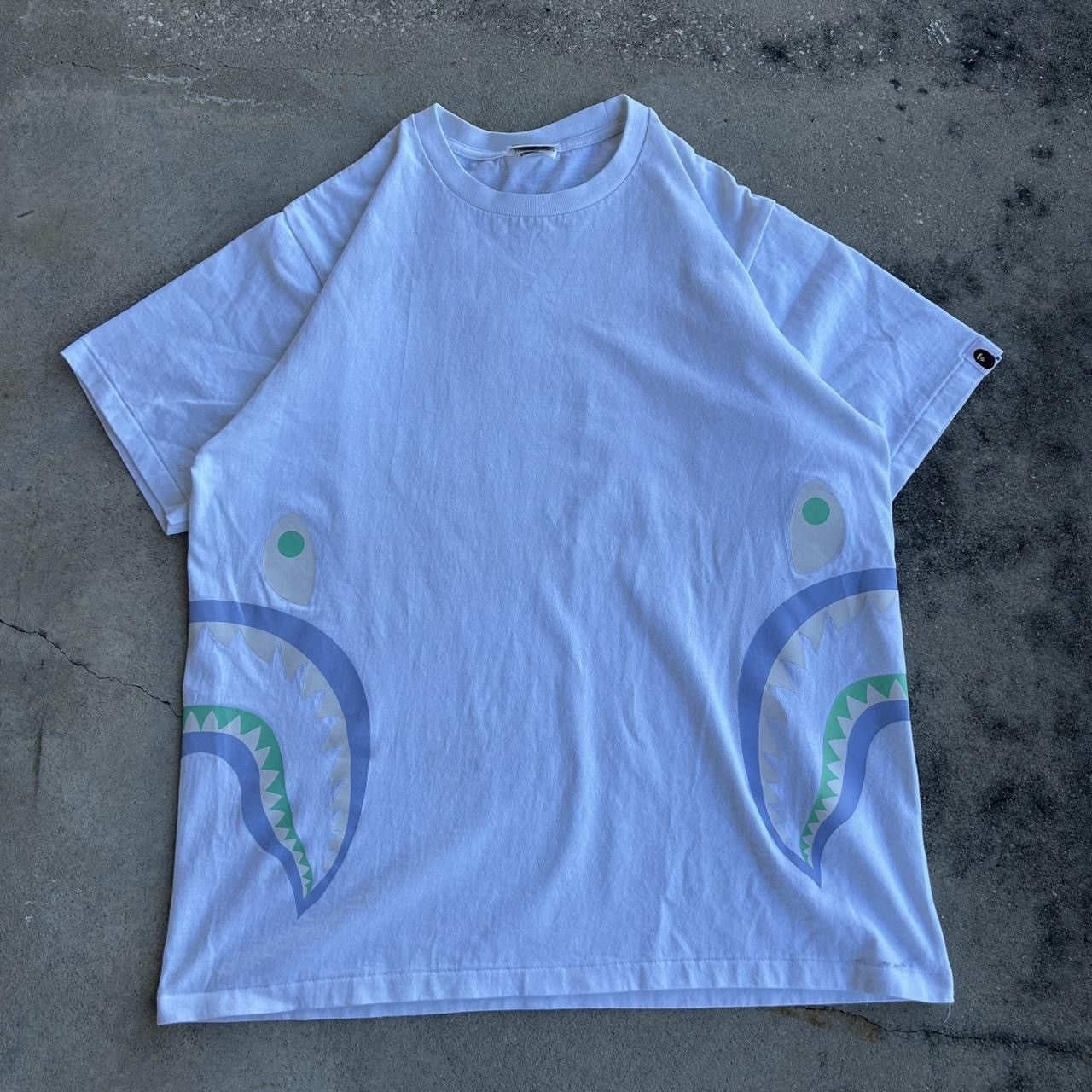 Bape Bape shark tee mens size M Size US M / EU 48-50 / 2 - 2 Thumbnail