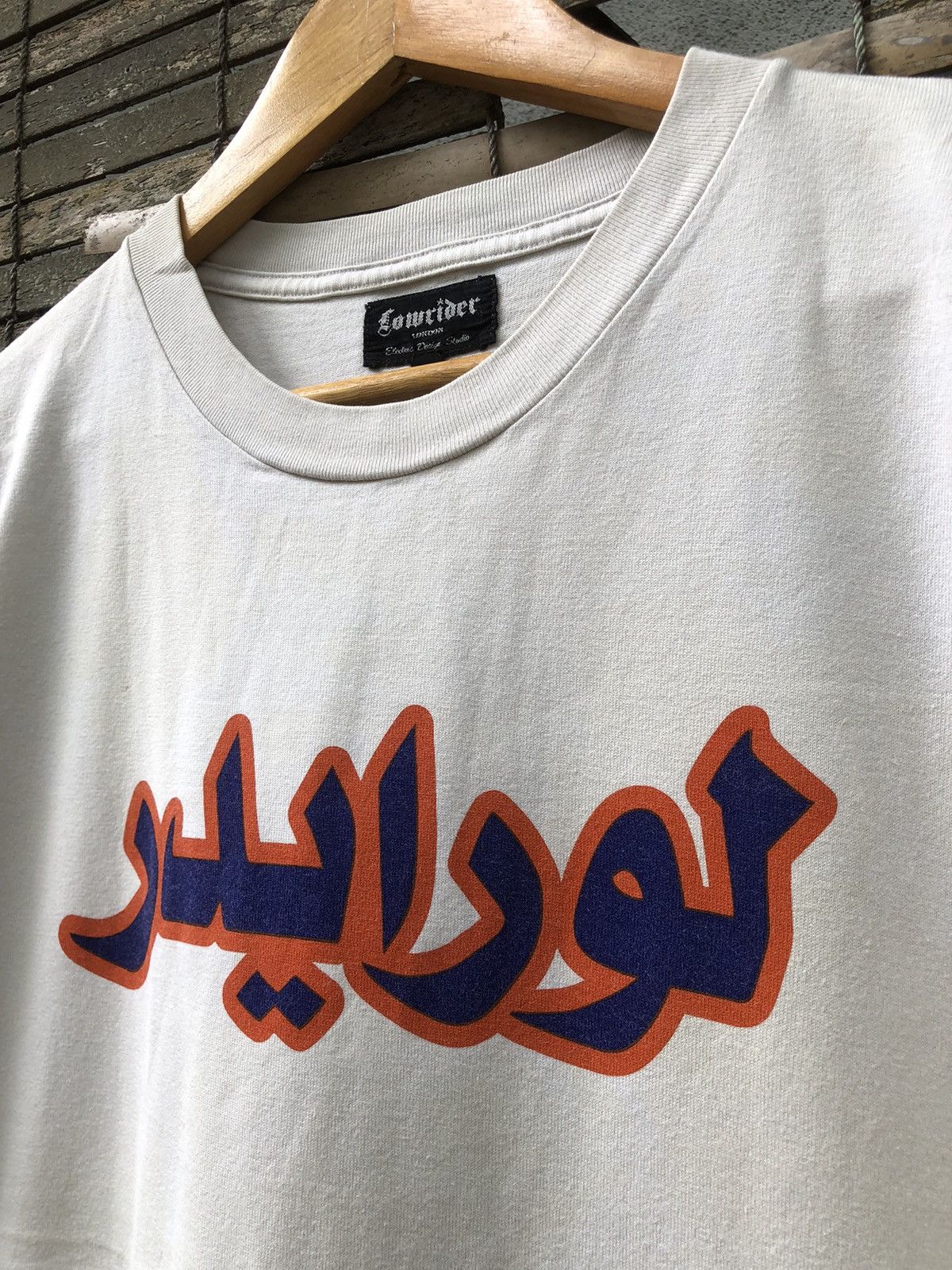 Japanese Brand Vintage Japanese Brands Lowrider Arabic Font Tshirt Size US M / EU 48-50 / 2 - 2 Thumbnail