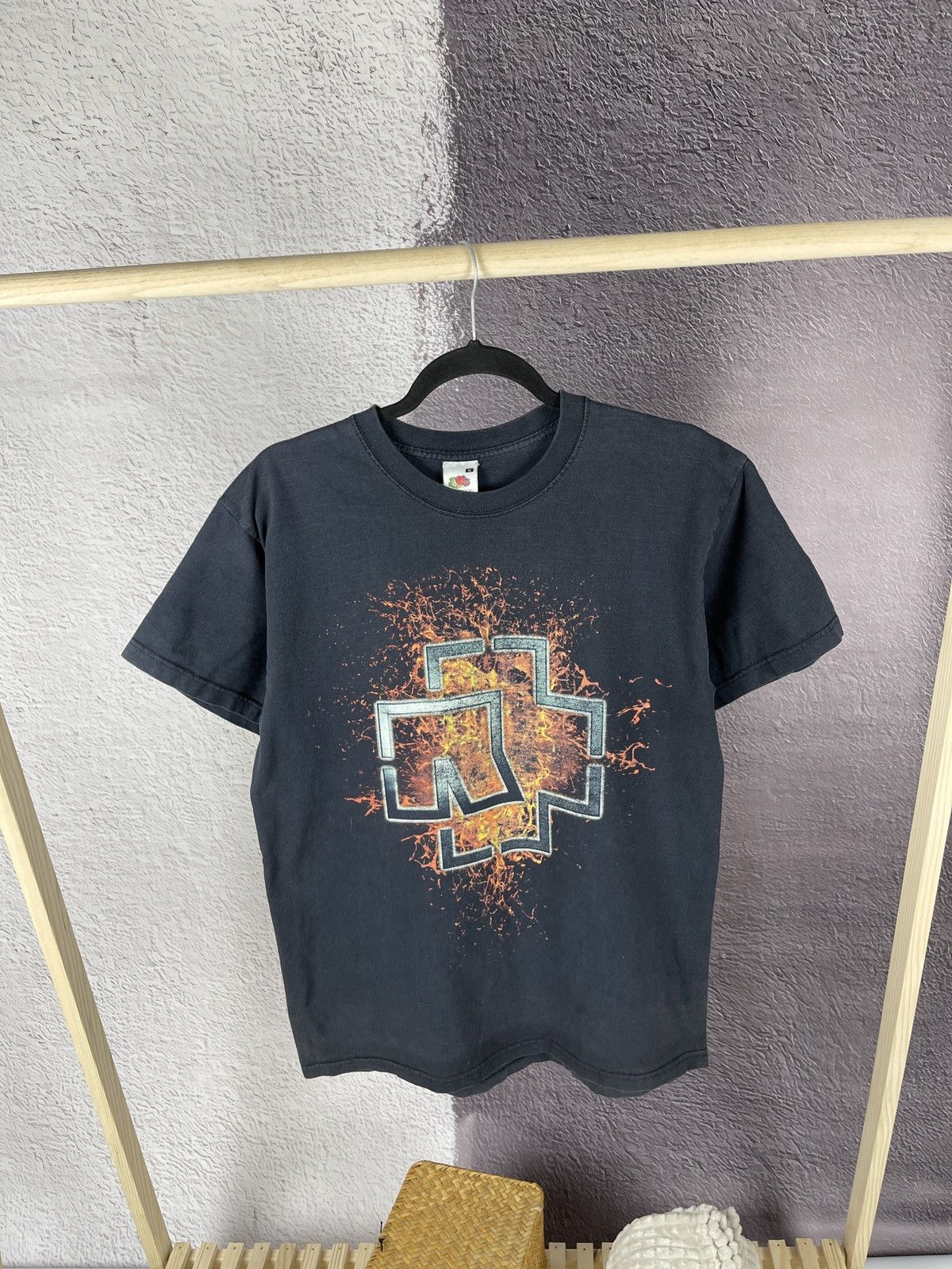 Band Tees FotL vintage y2k Rammstein Hier Kommt Die Sonne band tee Size US M / EU 48-50 / 2 - 1 Thumbnail