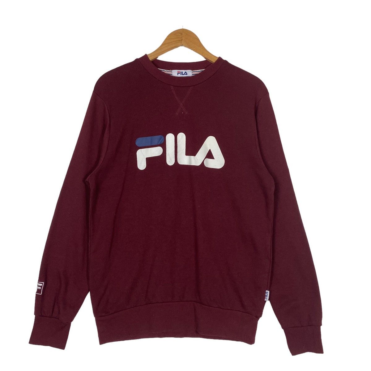 Fila × Sports Specialties Vintage Fila Big Logo Crewneck Sweatshirt Size M Size US M / EU 48-50 / 2 - 2 Thumbnail