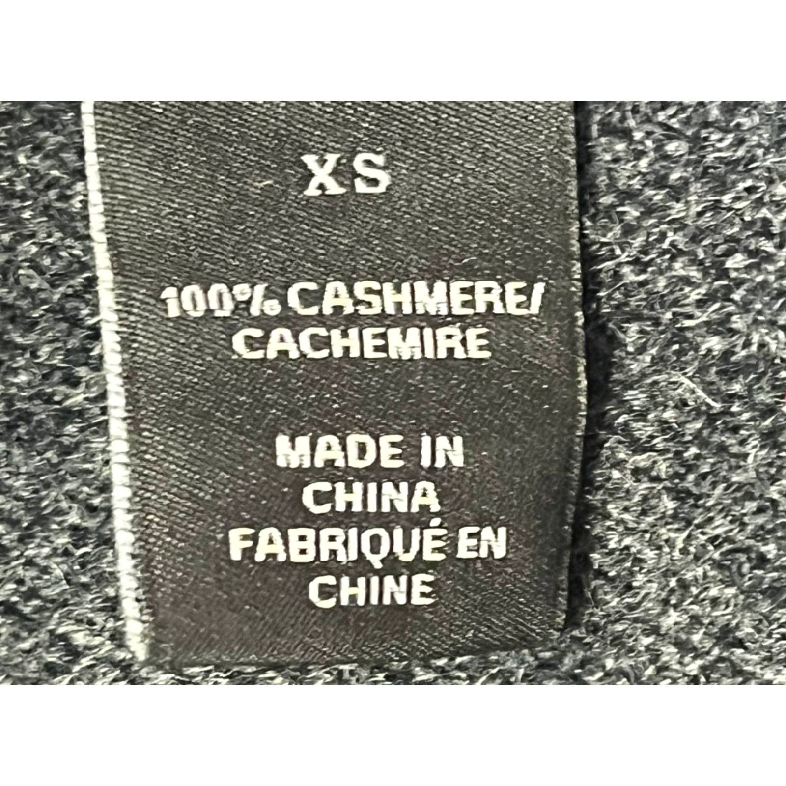 Vintage Halogen Sweater Women Pullover 100% Cashmere Gray XS M Pullover Knit Long Sleeve"} Size M / US 6-8 / IT 42-44 - 7 Thumbnail