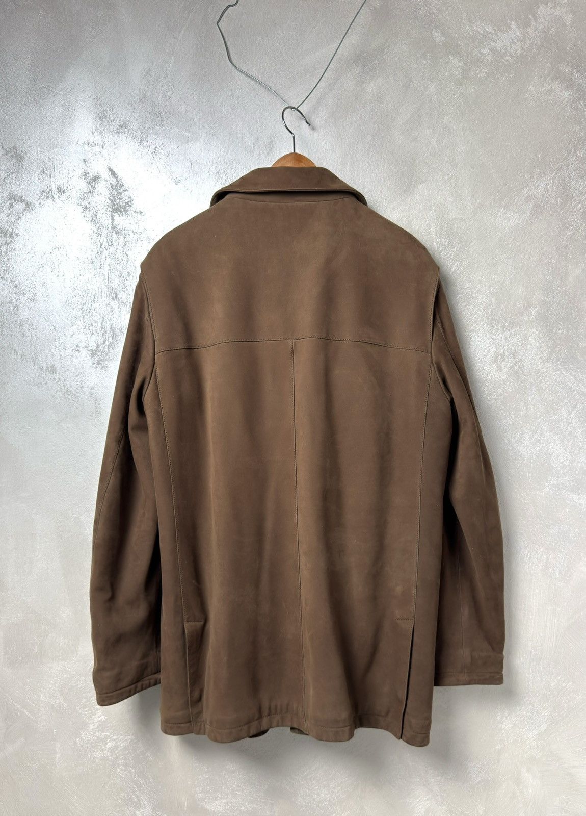 Loro Piana Loro Piana Suede & Cashmere Heavy Coat Jacket Size US L / EU 52-54 / 3 - 5 Thumbnail