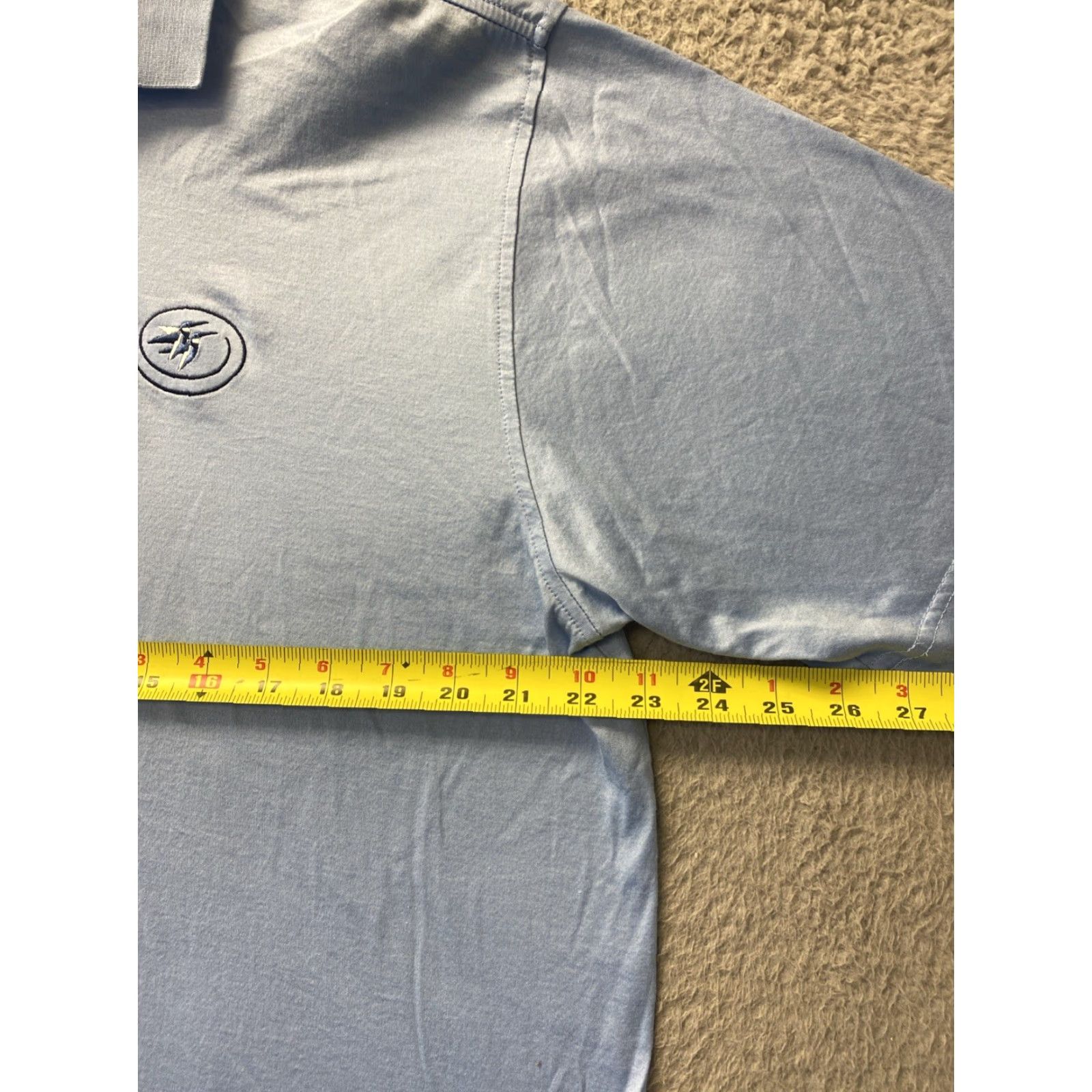 Peter Millar PETER MILLAR Summer Comfort Polo Shirt Mens L Blue Short Sleeve Breathable Golf Tennis 14822 Size US L / EU 52-54 / 3 - 4 Thumbnail