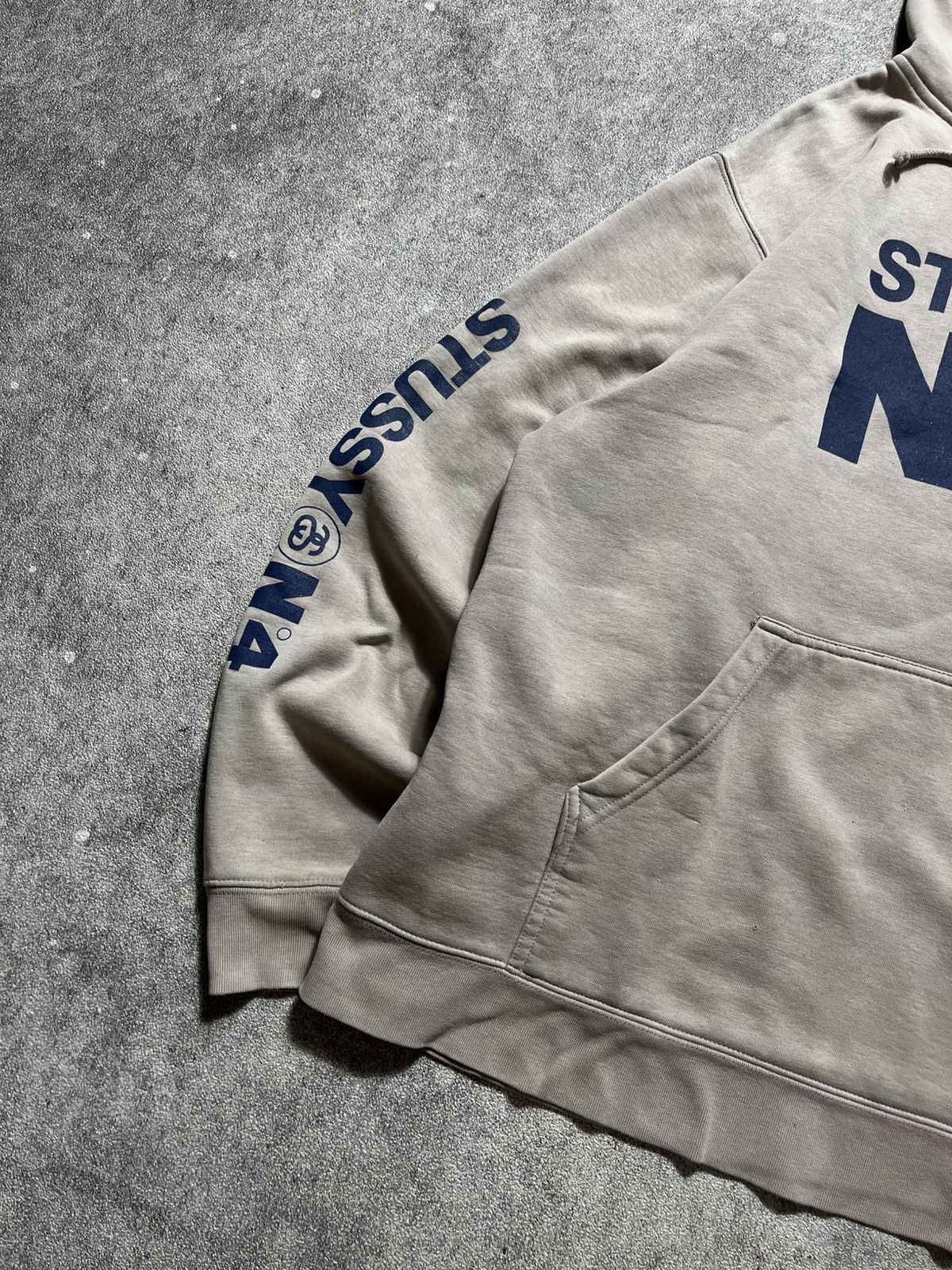 Stussy Vintage 90s Stussy N4 Sunfaded Distressed Hooded Size US XL / EU 56 / 4 - 2 Thumbnail