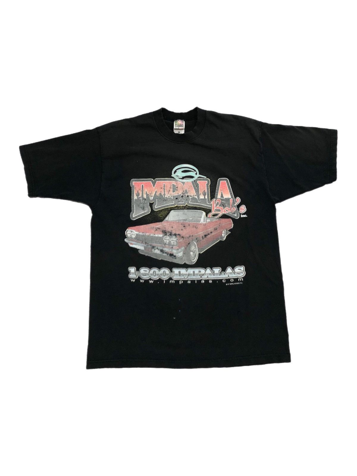 Vintage Vtg 1997 Impala Bob’s Inc Tee Size US L / EU 52-54 / 3 - 1 Thumbnail
