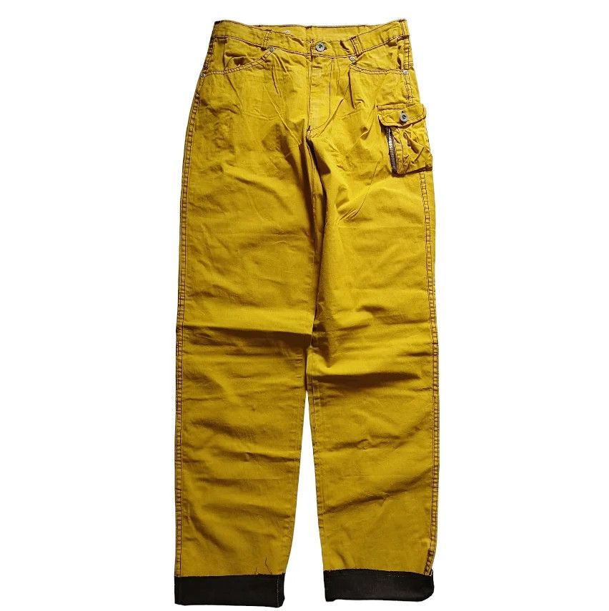 image of 1983 Tela Stella Boneville Side Pocket Pants Deadstock in Yellow, Men's (Size 32)