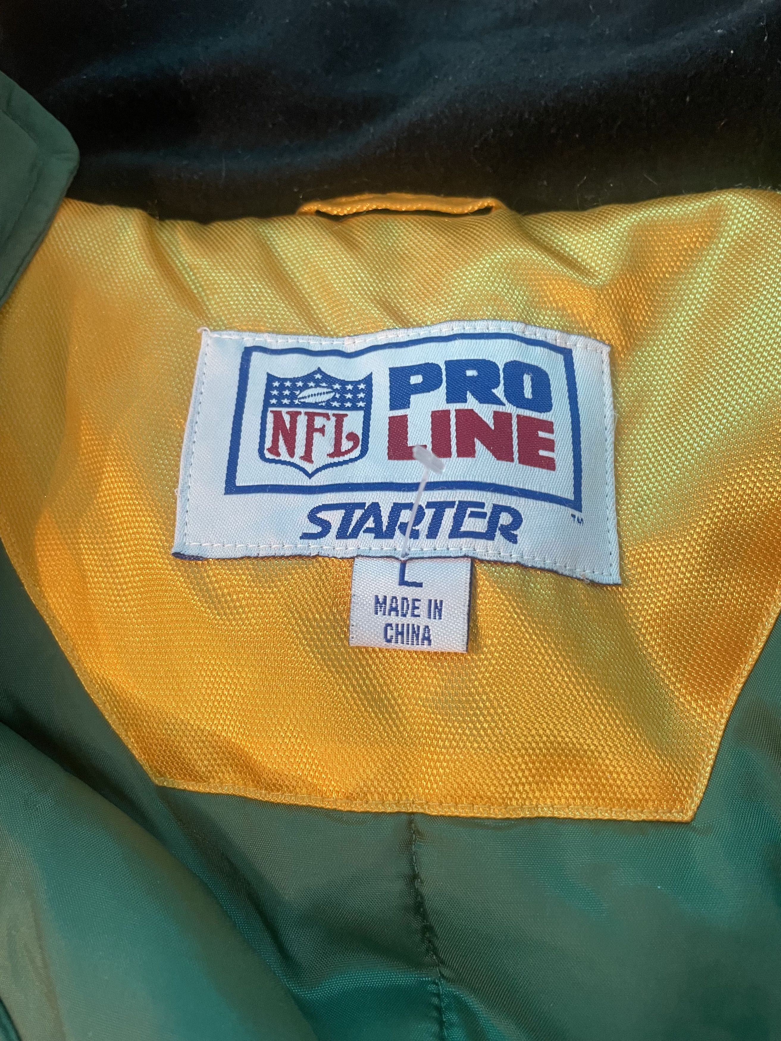 Starter Vintage Starter Green Bay Packers NFL Jacket Size US L / EU 52-54 / 3 - 5 Thumbnail