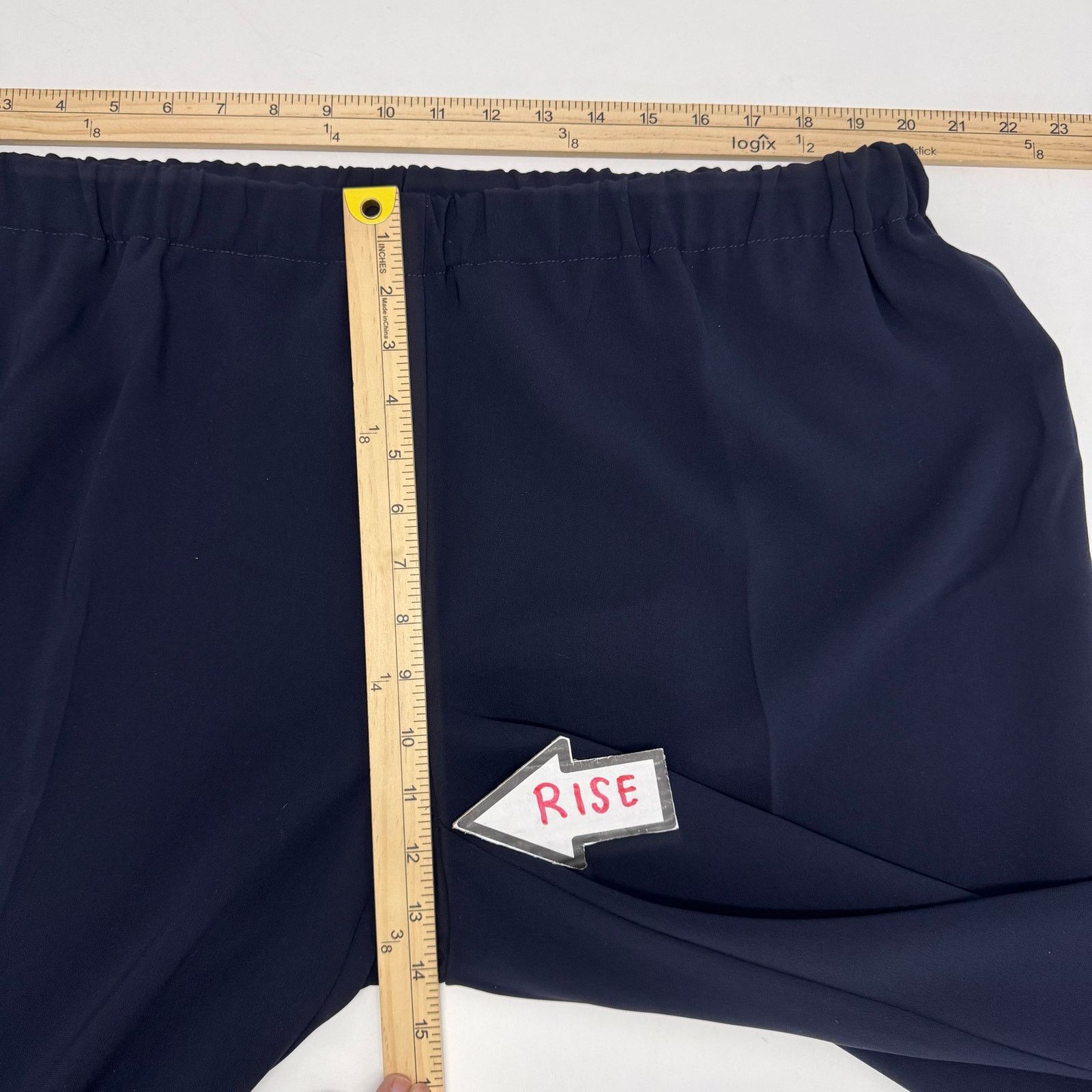 Marina Rinaldi Marina Rinaldi Rapsodia Classic Fit Navy Blue Pants Plus 22 Size 42" / US 20 - 7 Thumbnail