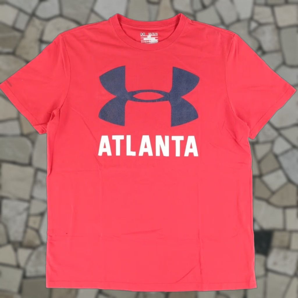 Under Armour Under Armour Atlanta Solid T-Shirt Red Men's L Size US L / EU 52-54 / 3 - 1 Thumbnail