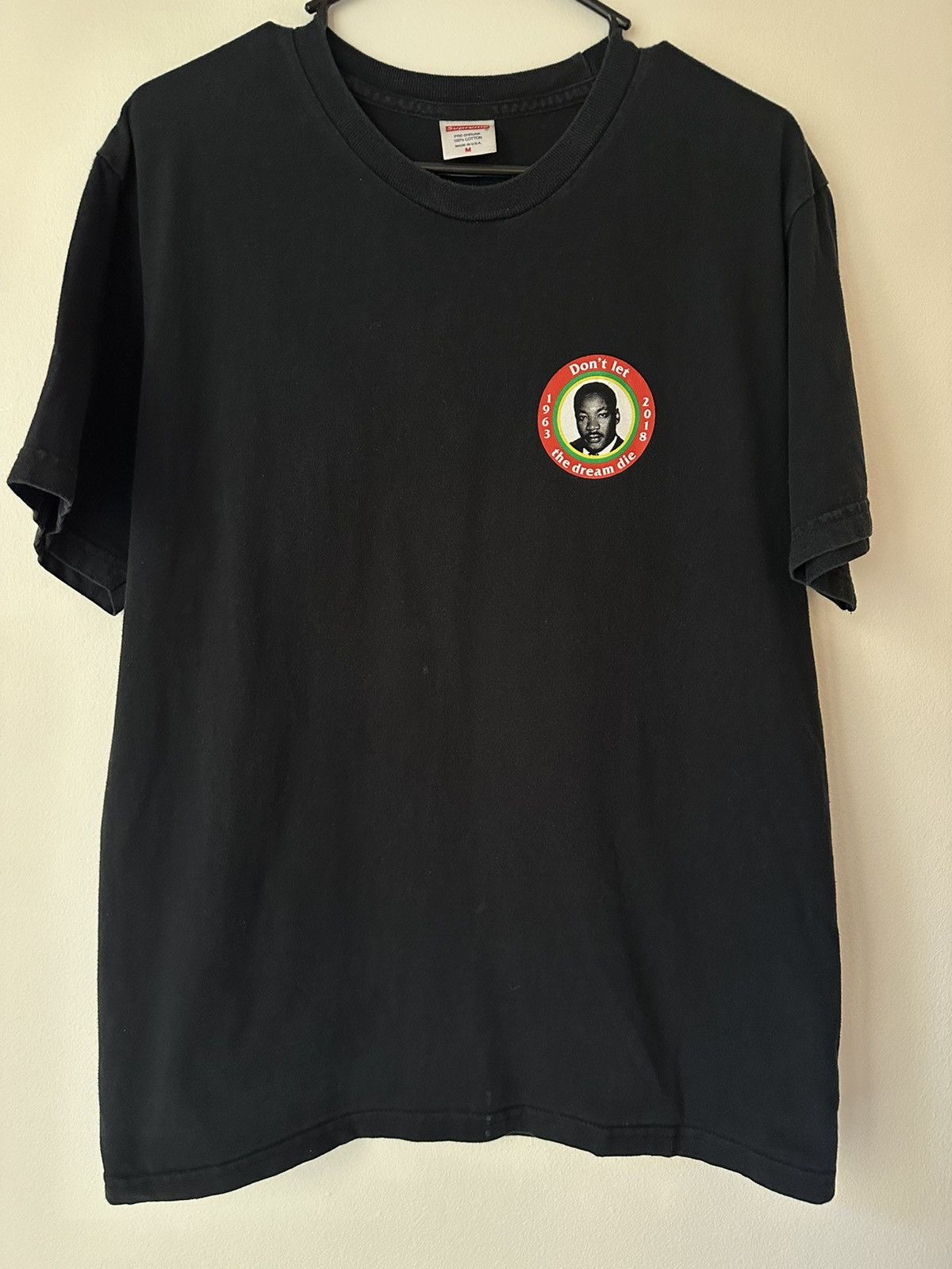 Supreme Supreme MLK Don’t Let The Dream Die Tee Size US M / EU 48-50 / 2 - 4 Thumbnail