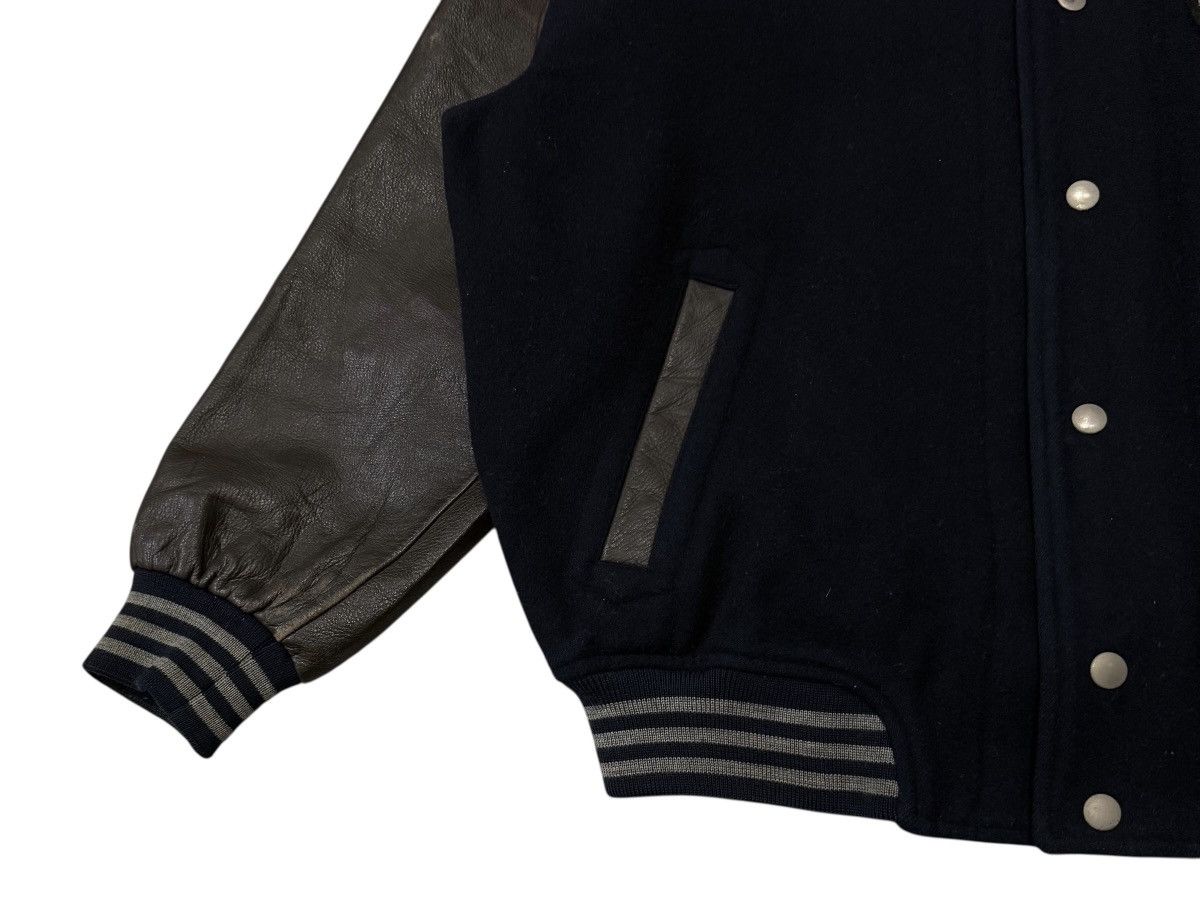 Japanese Brand Vintage Claude Cross Mens Wool Leather Varsity Jacket Size US L / EU 52-54 / 3 - 12 Thumbnail