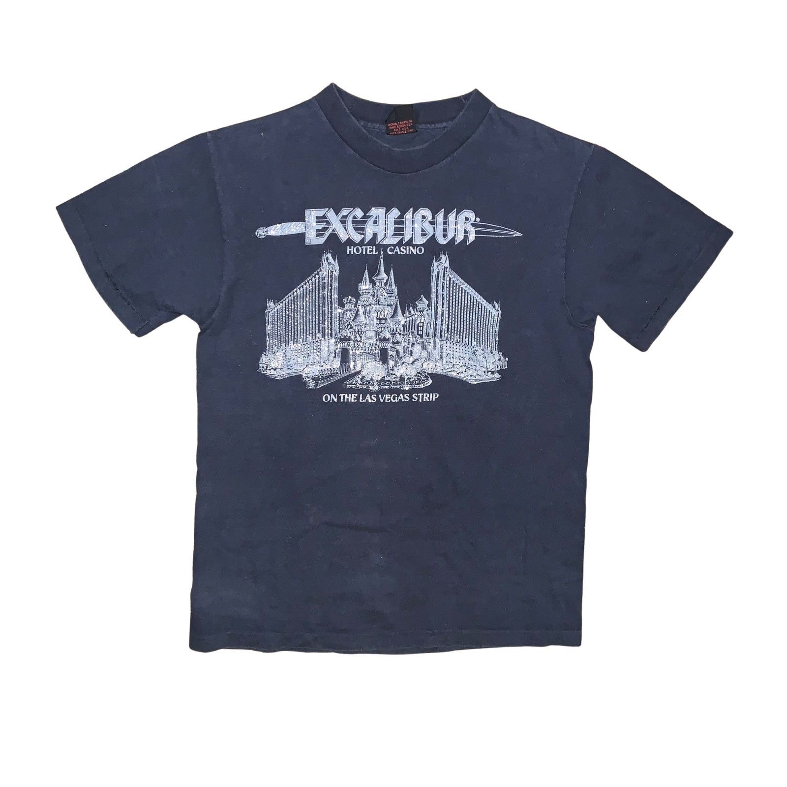 Other × Vintage Excalibur Las Vegas T Shirt Diamond Dust Glitter 90s Black M Size US S / EU 44-46 / 1 - 1 Thumbnail