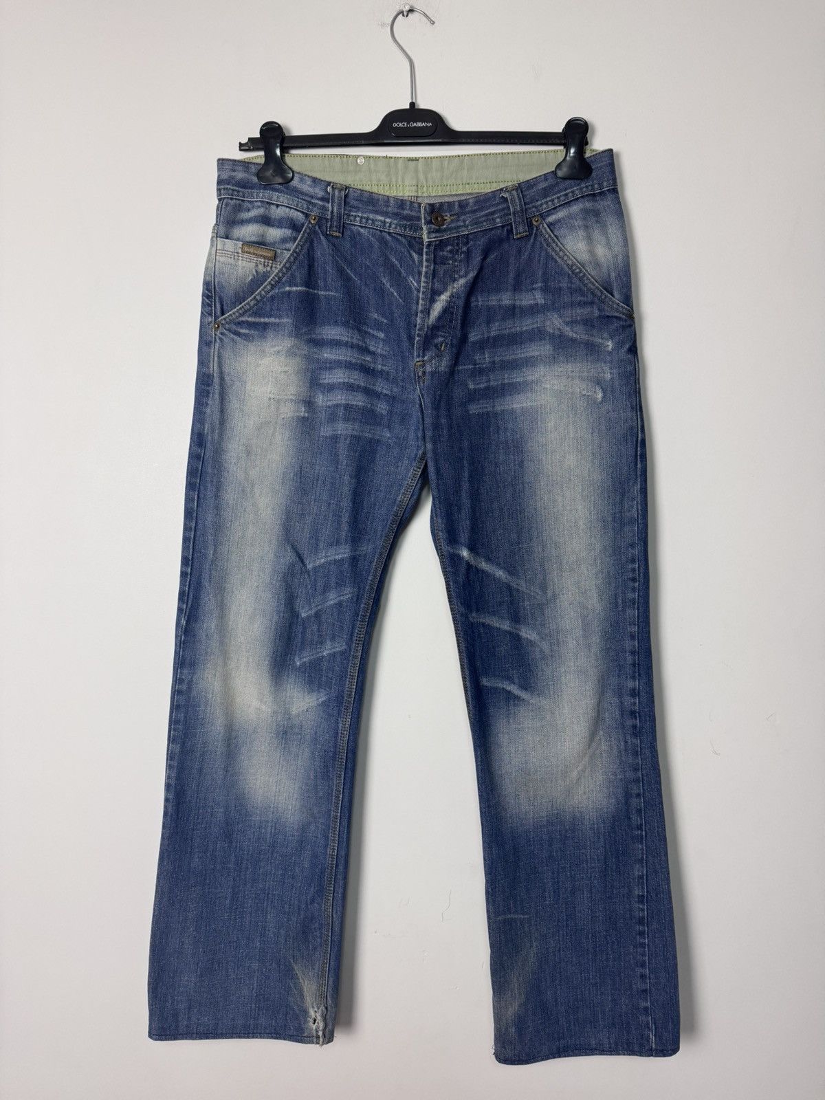 Dolce & Gabbana Dolce & Gabbana D&G Washed Archive Denim Jeans Faded 00s Size US 34 / EU 50 - 2 Thumbnail