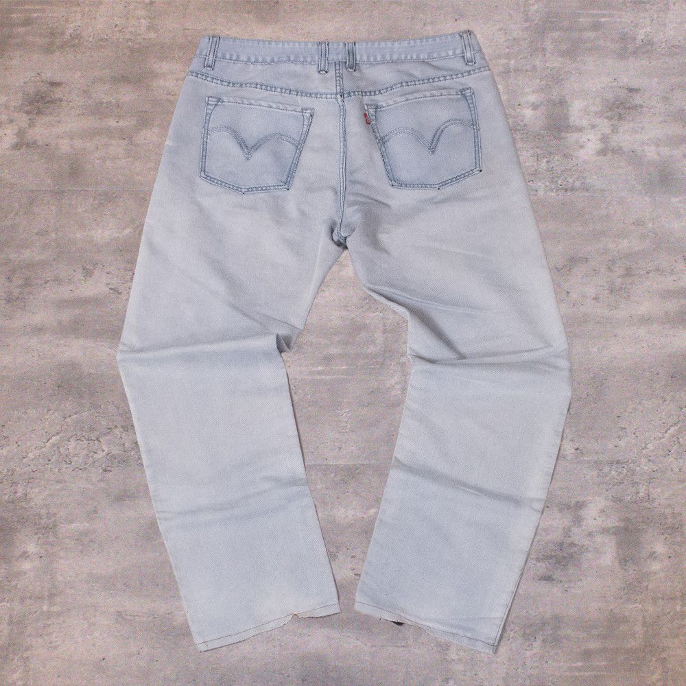 Levi's Vintage Clothing × Vintage Y2K 2000's Levis 514 Lightwash Baggy Fit Wide Denim Pant's Size US 37 - 1 Thumbnail