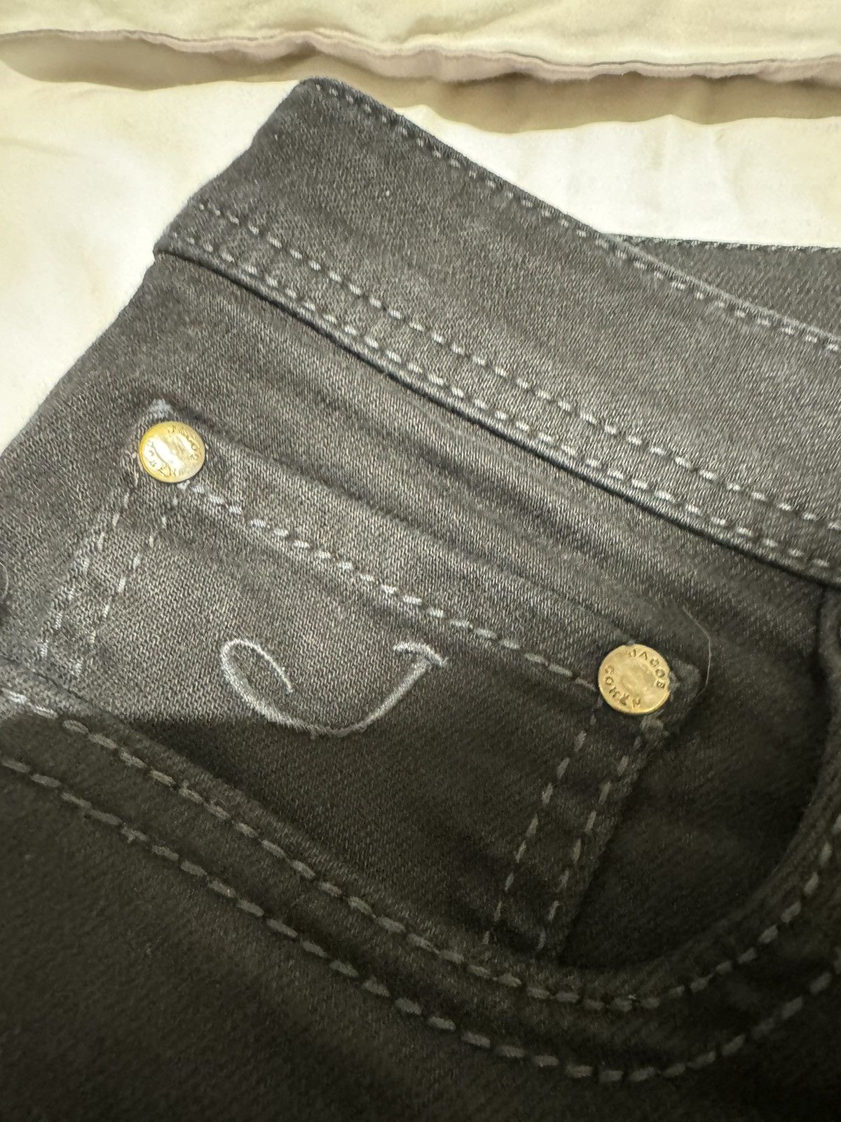 Jacob Cohen Jacob Cohen Black Jeans Size US 33 - 4 Thumbnail