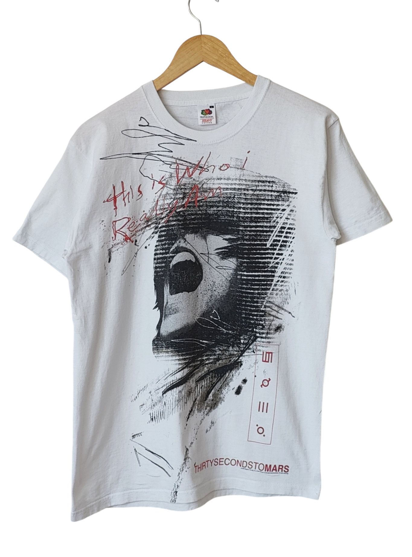 Band Tees × Vintage 30 Seconds to Mars This is Who I Really Am 2008 VTG Tshirt Size US L / EU 52-54 / 3 - 1 Thumbnail