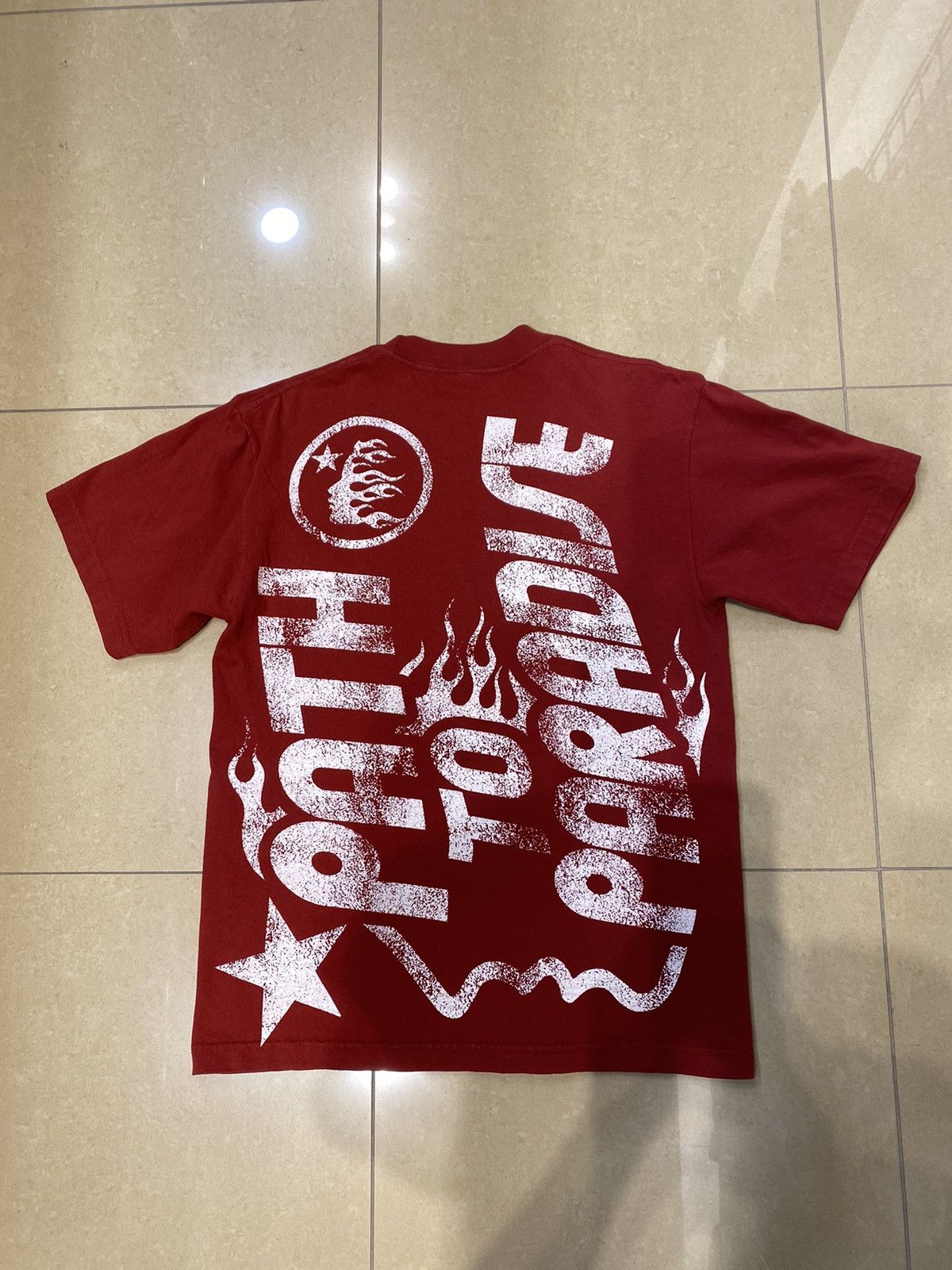 HELLSTAR Hellstar Red Cross Tee Path To Paradise M Size US M / EU 48-50 / 2 - 4 Thumbnail