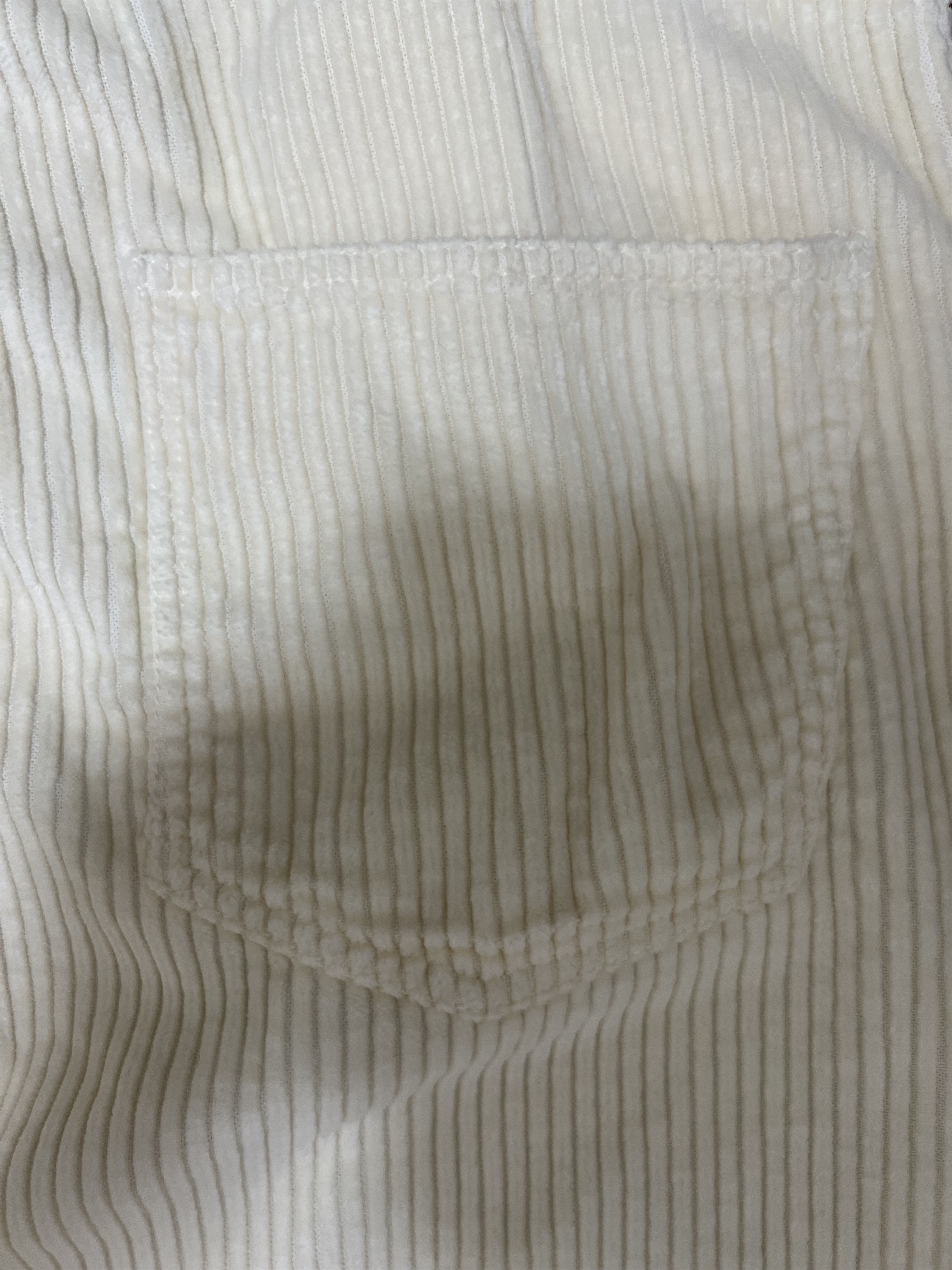 ERL 💚 SS20 ERL Flared Corduroy Pants White Large NEW Size US 32 / EU 48 - 5 Thumbnail