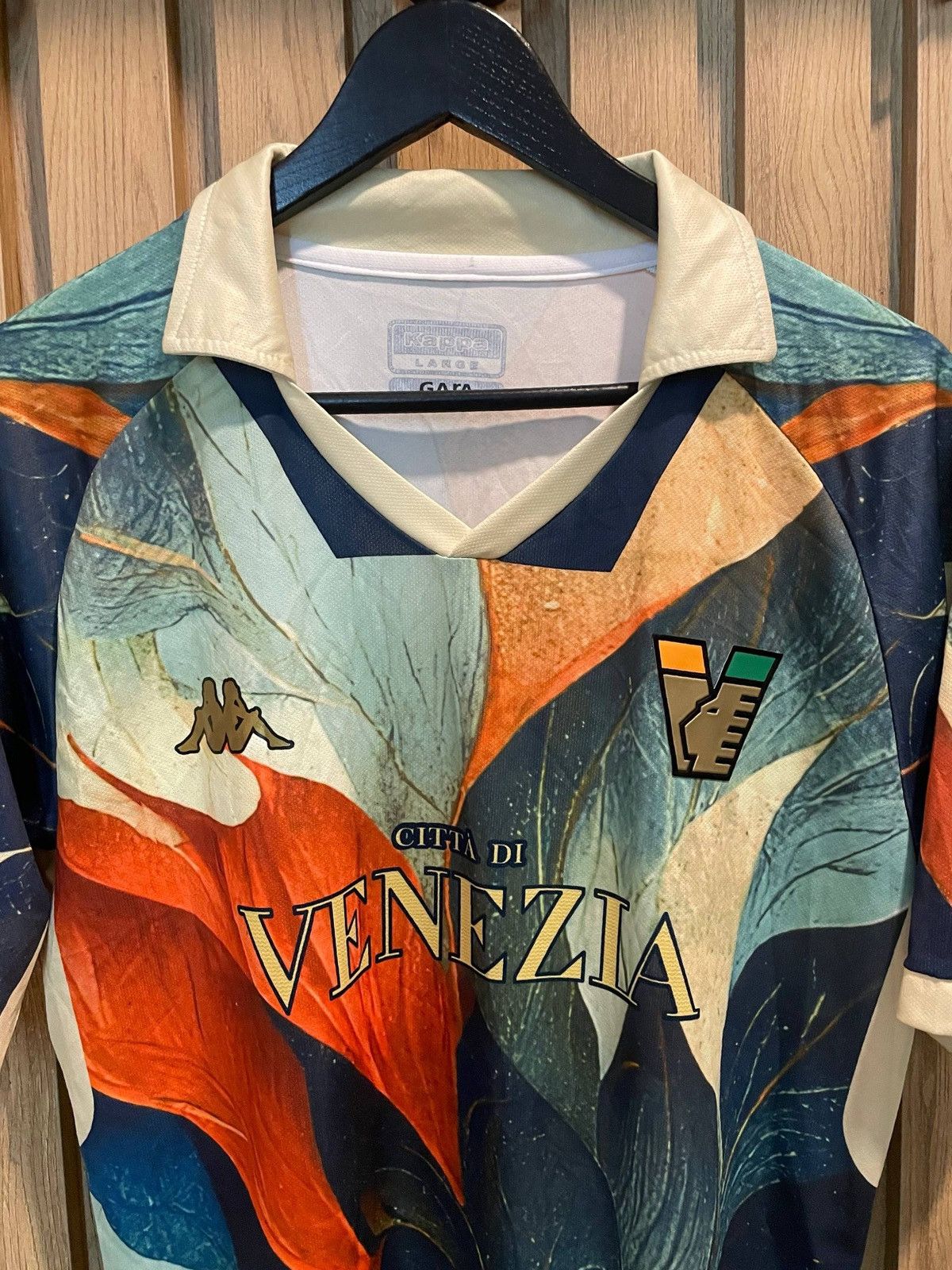Kappa Kappa Venezia Rare Soccer Jersey Size US L / EU 52-54 / 3 - 2 Thumbnail
