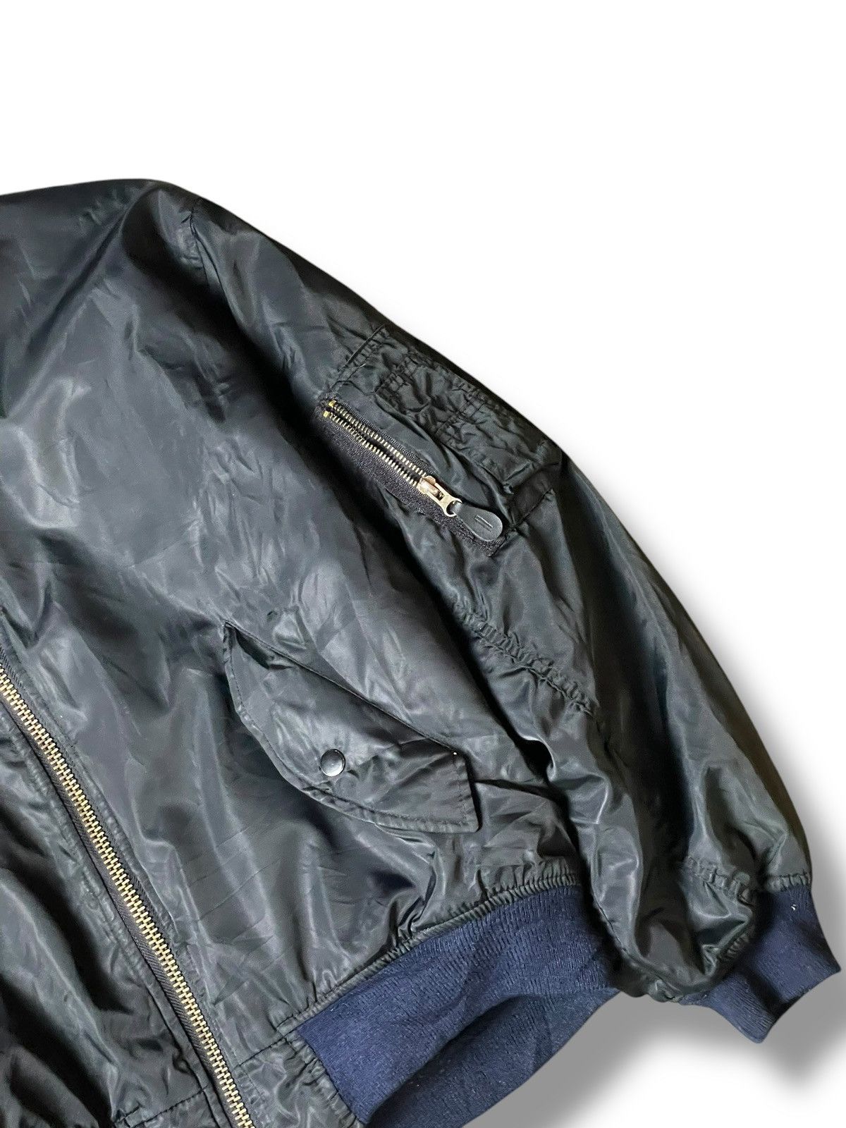Japanese Brand × Vintage Japanese Brand Reversible Bomber Jacket (103) Size US L / EU 52-54 / 3 - 7 Thumbnail