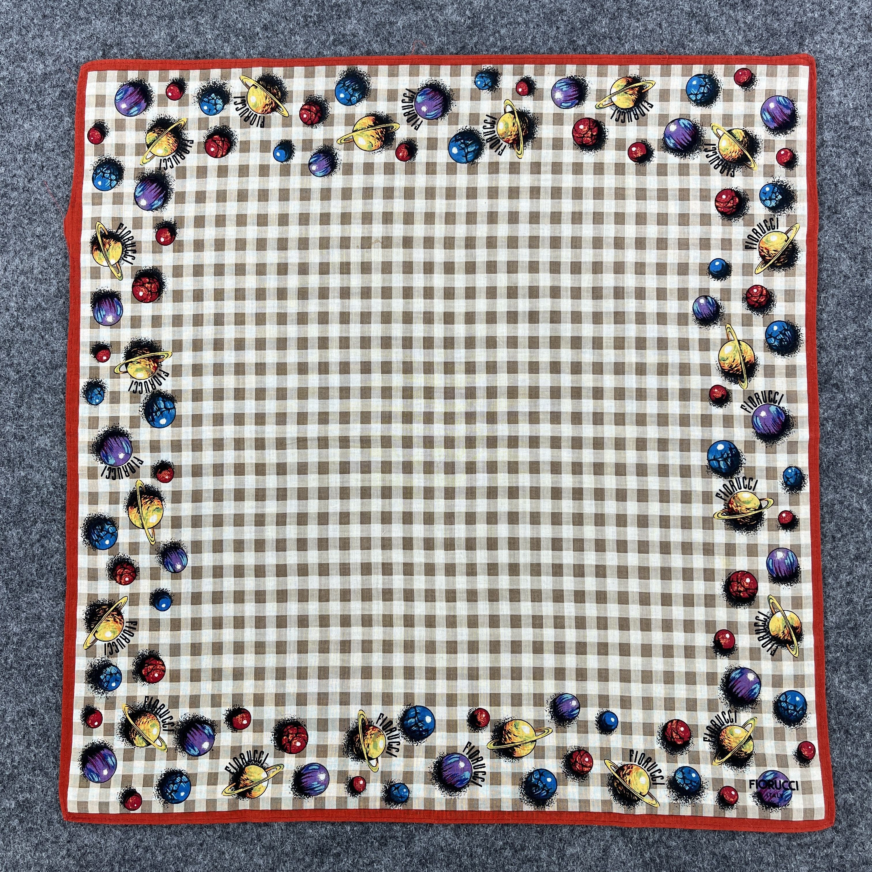 Fiorucci × Vintage Fiorucci Handkerchief / Bandana / Neckerchief B023 Size ONE SIZE - 5 Thumbnail