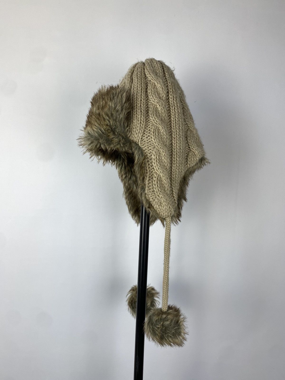 Hysteric Glamour × Japanese Brand Y2K American Vintage Fuzzy Hat Mohair Ushanka Beauty Beast Size ONE SIZE - 3 Thumbnail