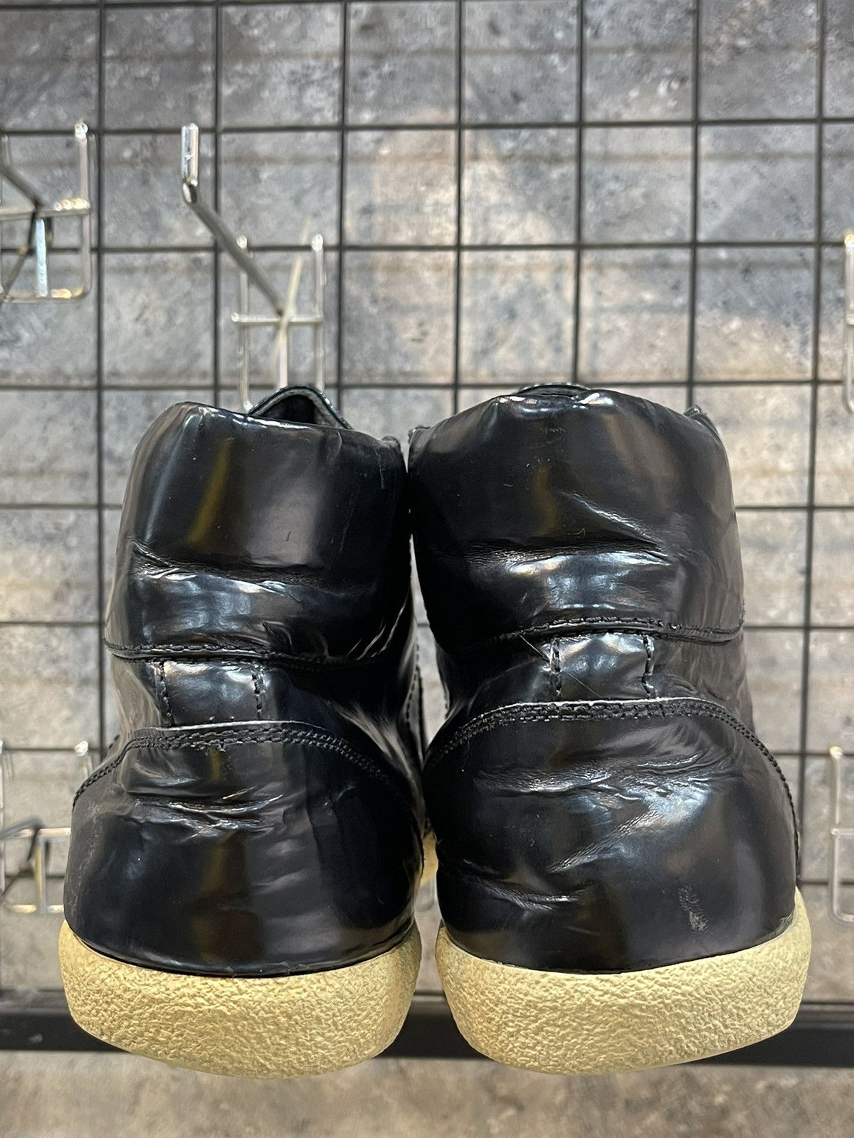 Moncler Moncler Monaco Vintage Black Leather Sneakers “Size 43” Size US 9 / EU 42 - 15 Thumbnail