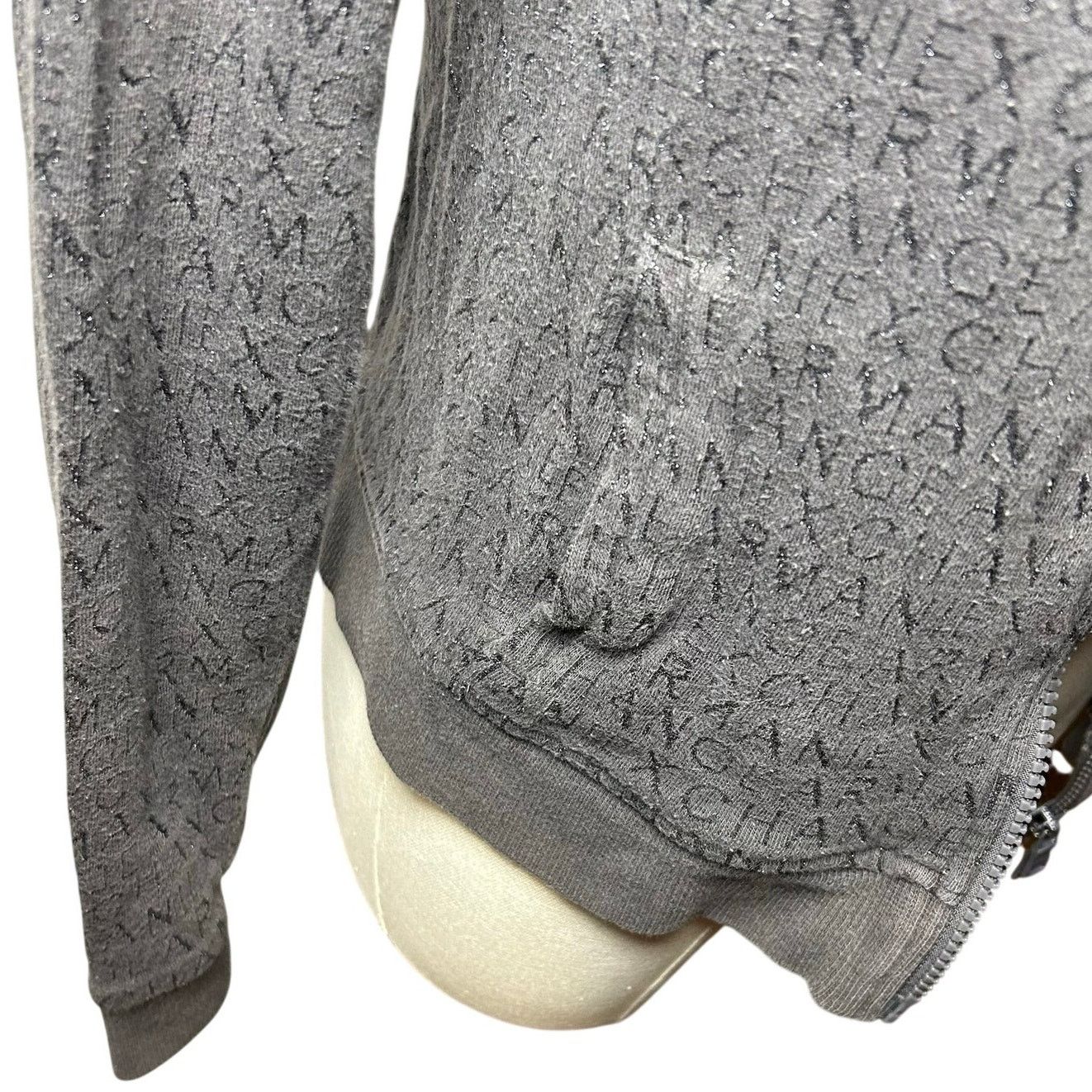 Armani Exchange Armani Exchange Gray Zip Mock Neck Athletic Jacket Small Size S / US 4 / IT 40 - 8 Thumbnail