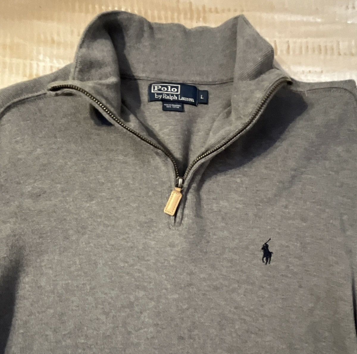 Polo Ralph Lauren Polo Ralph Lauren Gray 1/4 Zip Size US L / EU 52-54 / 3 - 2 Thumbnail