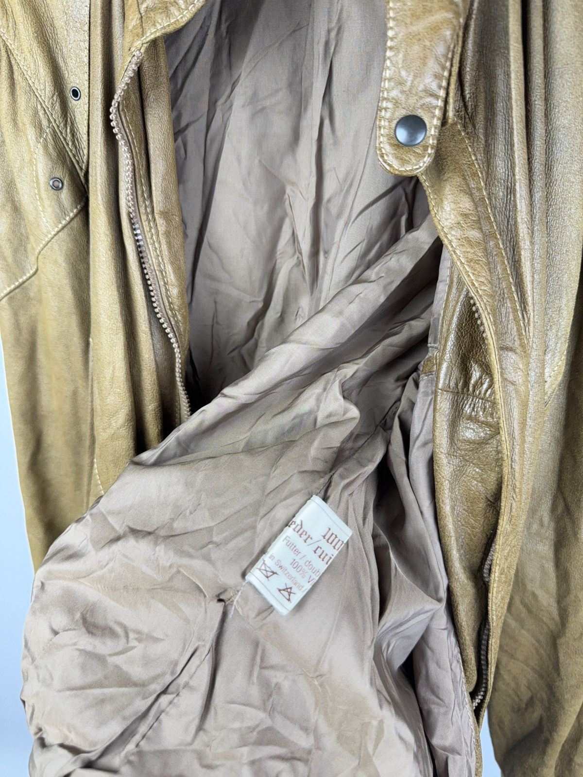 Japanese Brand Vintage 90s Retro Rock Punk Opium The King Leather jacket Size US L / EU 52-54 / 3 - 18 Thumbnail