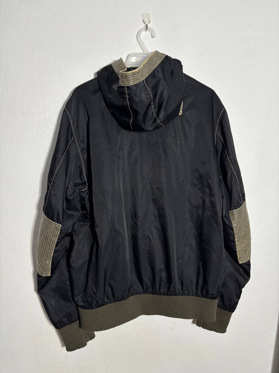 Diesel Vintage Diesel Nylon Leather Inserts RARE Bomber Jacket Size US L / EU 52-54 / 3 - 23 Thumbnail