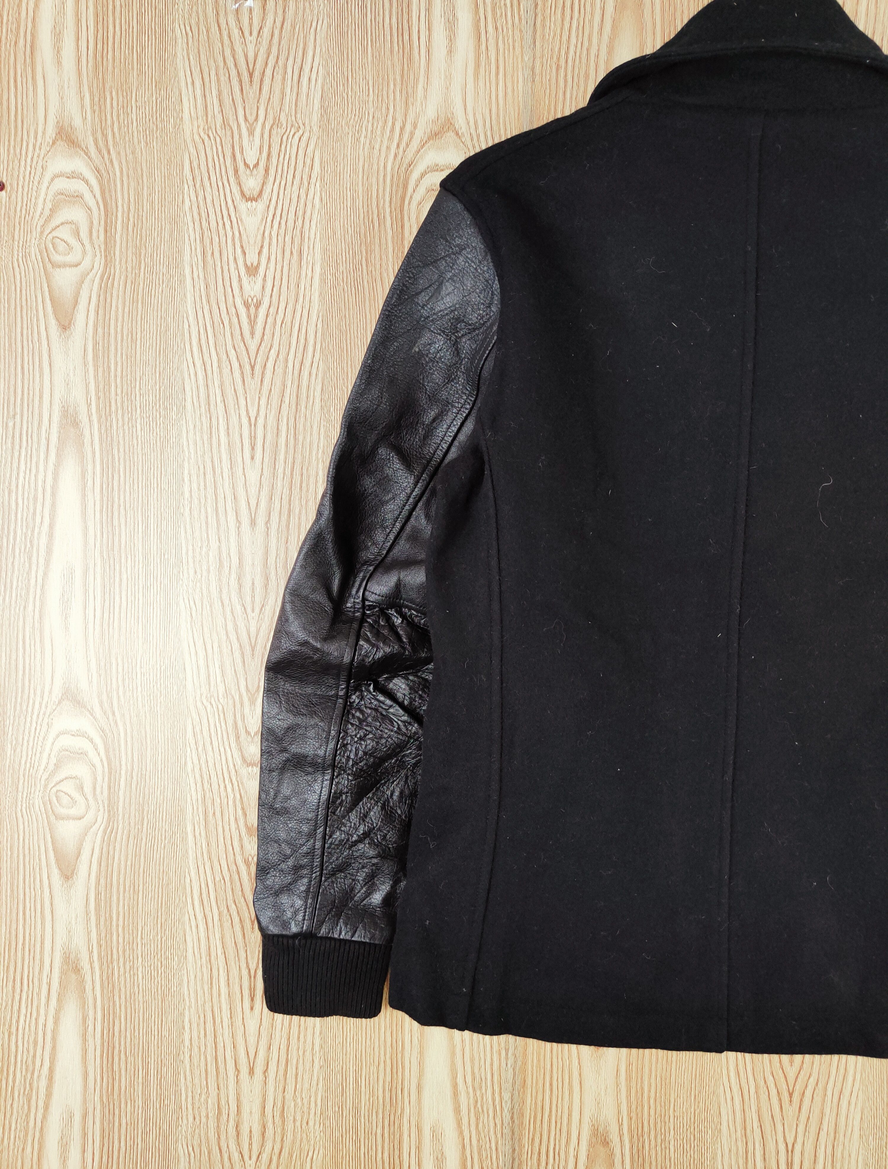 Nike DLL Nike Black Wool Leather varsity Jackets #W145 Size US M / EU 48-50 / 2 - 10 Thumbnail