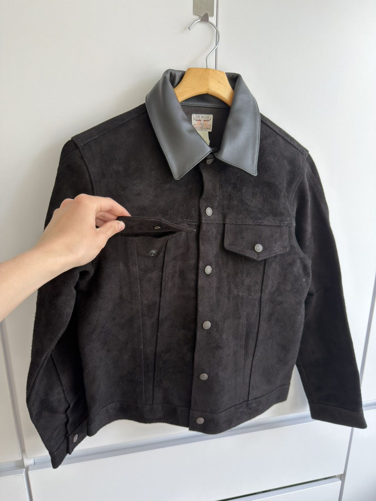 The Real McCoy's Joe McCoy Western Rough Out Leather Jacket S Size US S / EU 44-46 / 1 - 5 Thumbnail