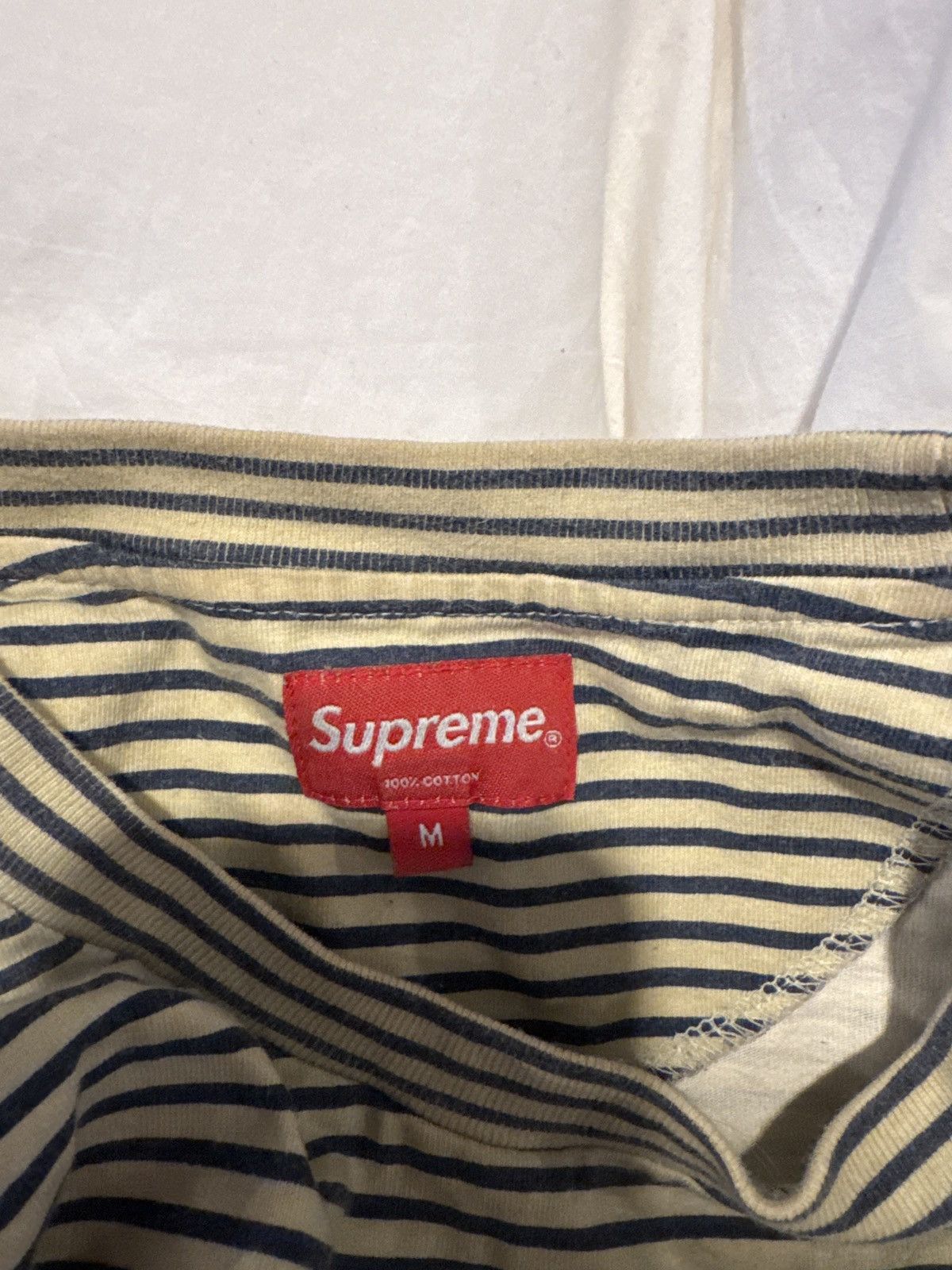 Supreme Striped Crewneck sweater