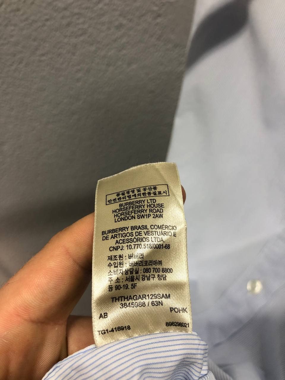 Burberry Burberry Brit mens shirt Small Size US S / EU 44-46 / 1 - 13 Thumbnail