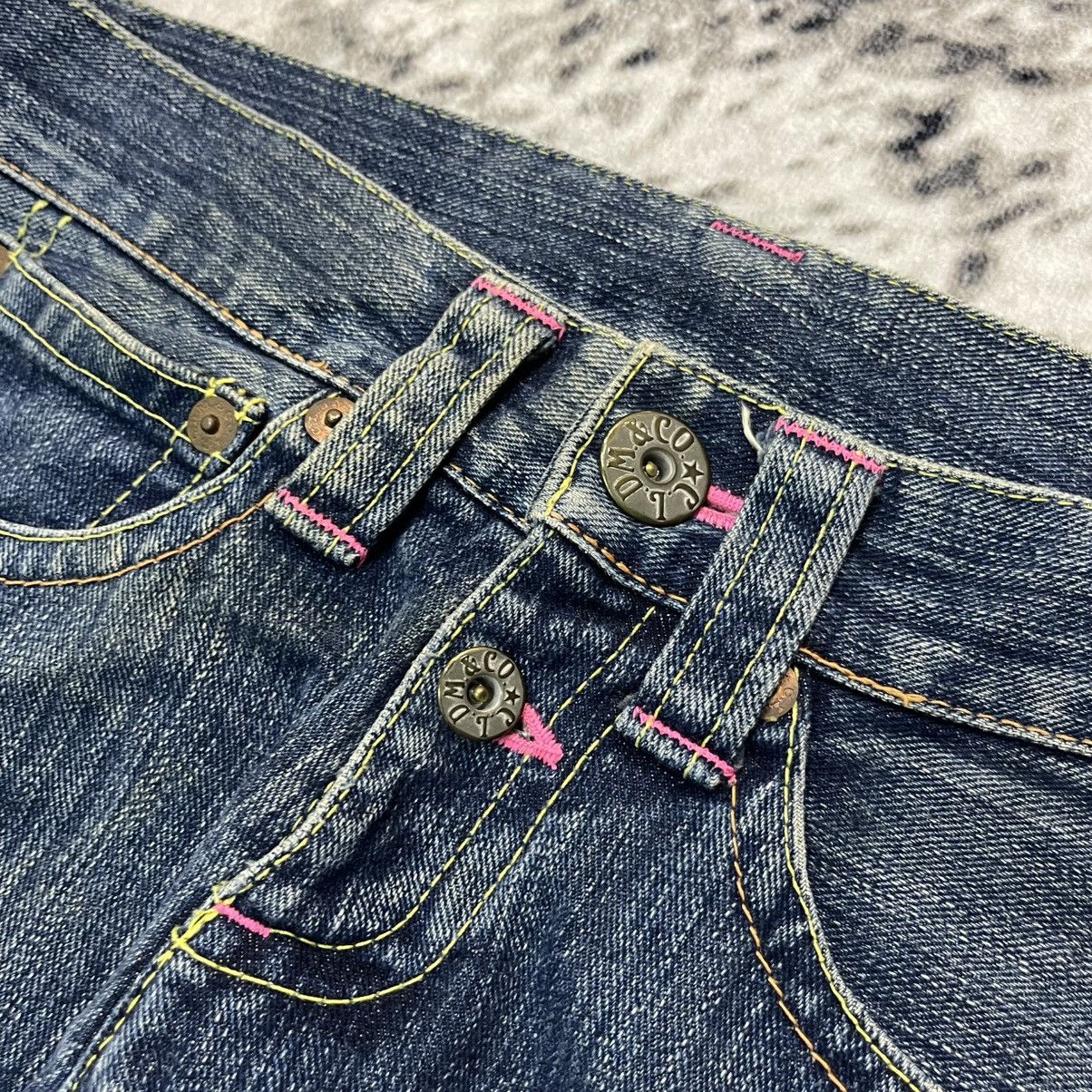 Japanese Brand Y2K Cocolulu Embroidery Wide Leg Flare Jeans Size 29" - 10 Thumbnail