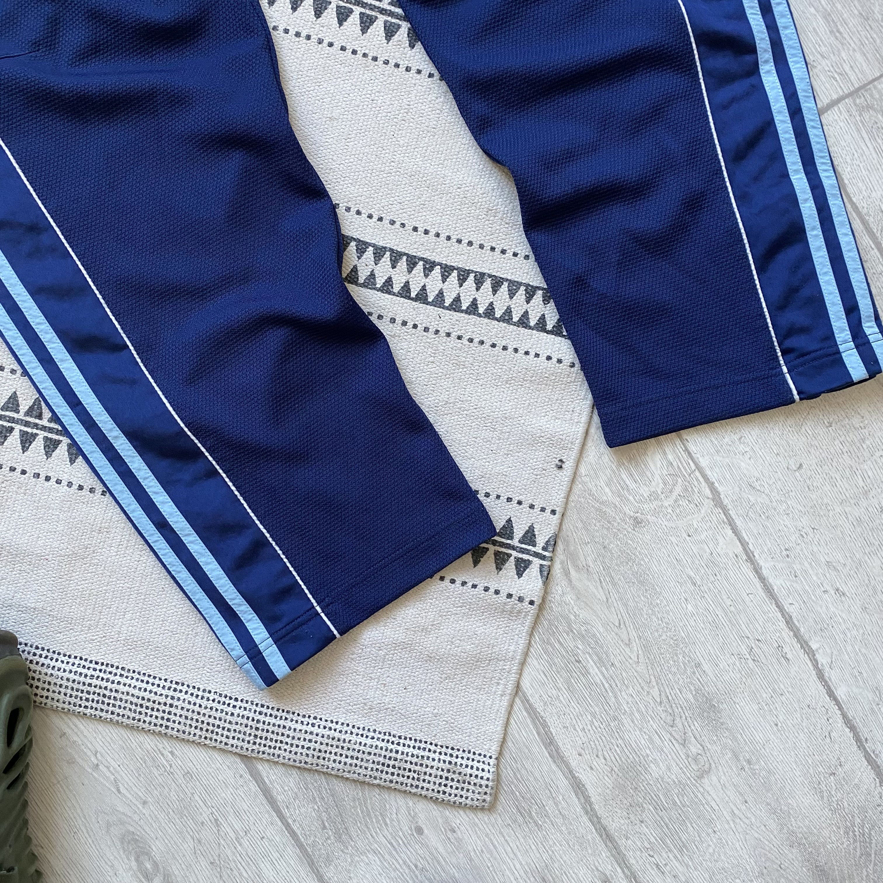 Adidas 🦏 Crazy Vintage Adidas 90s Nylon track pants Popper Size US 32 / EU 48 - 3 Thumbnail