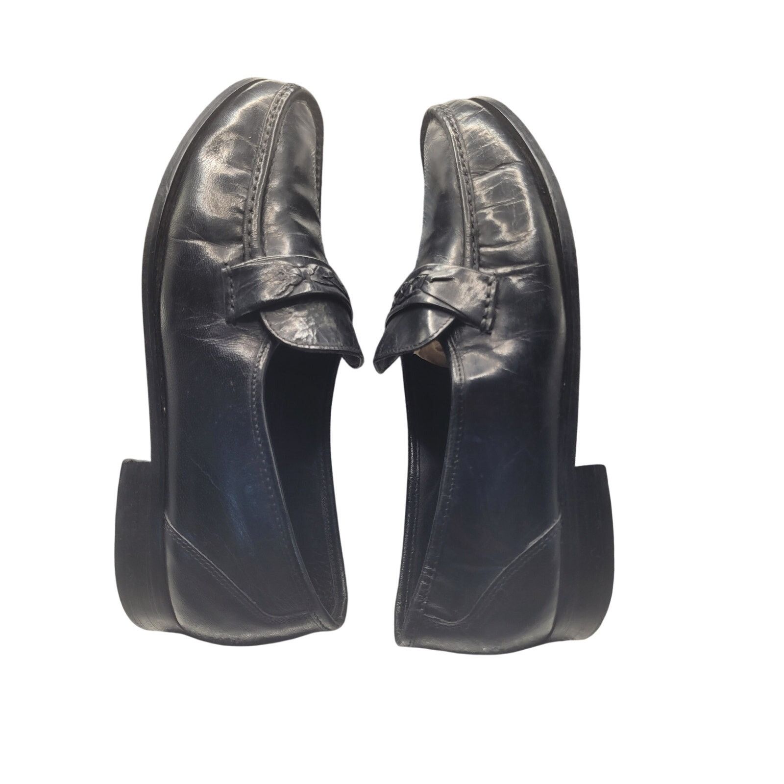 Nunn Bush Nunn Bush Womens Loafers Black Leather 1" Heel Sz 10 Size US 10 / IT 40 - 9 Thumbnail