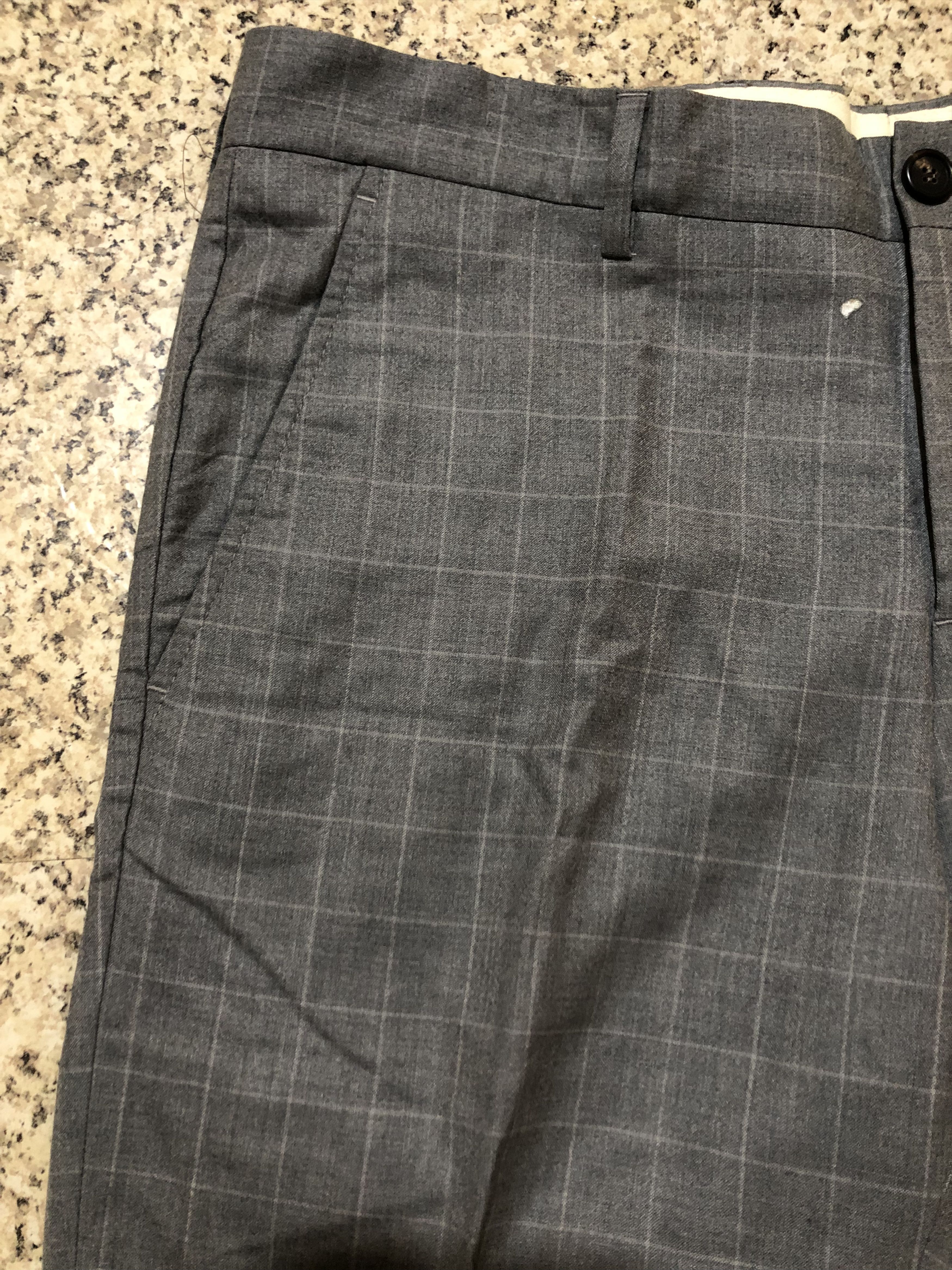 Brunello Cucinelli Brunello Cucinelli Windowpane Plaid Virgin Wool Trousers Size US 35 - 6 Thumbnail