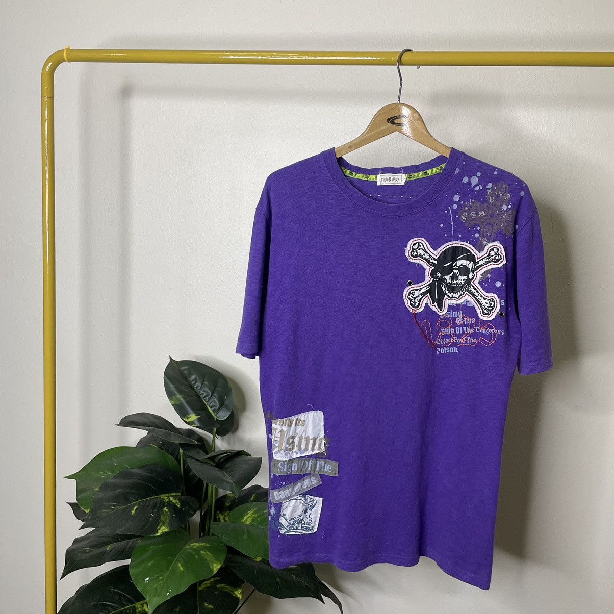 Japanese Brand Thomas Hady Skulls Ifsixwasnine Hysterics Punk T Shirt Size US L / EU 52-54 / 3 - 1 Thumbnail
