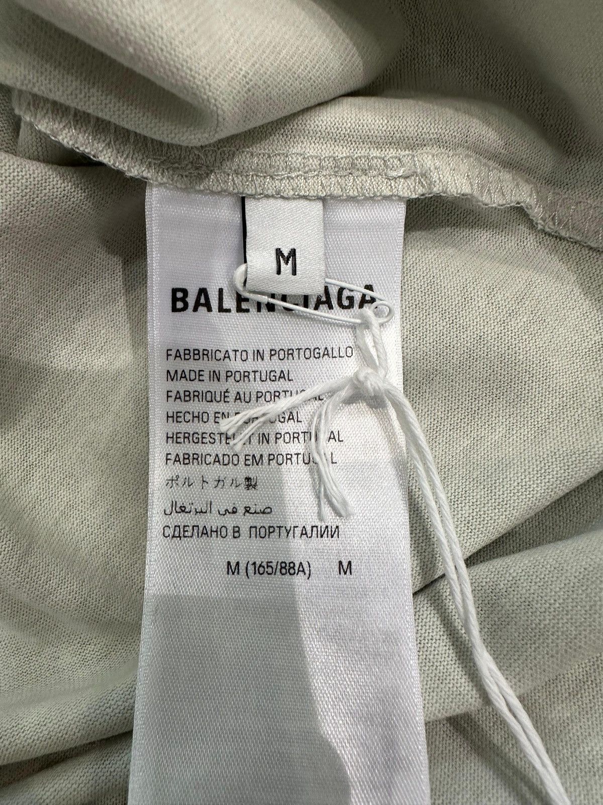 Balenciaga BALENCIAGA - Boxy T-shirt Lamborghini Dirty White Size US M / EU 48-50 / 2 - 3 Thumbnail