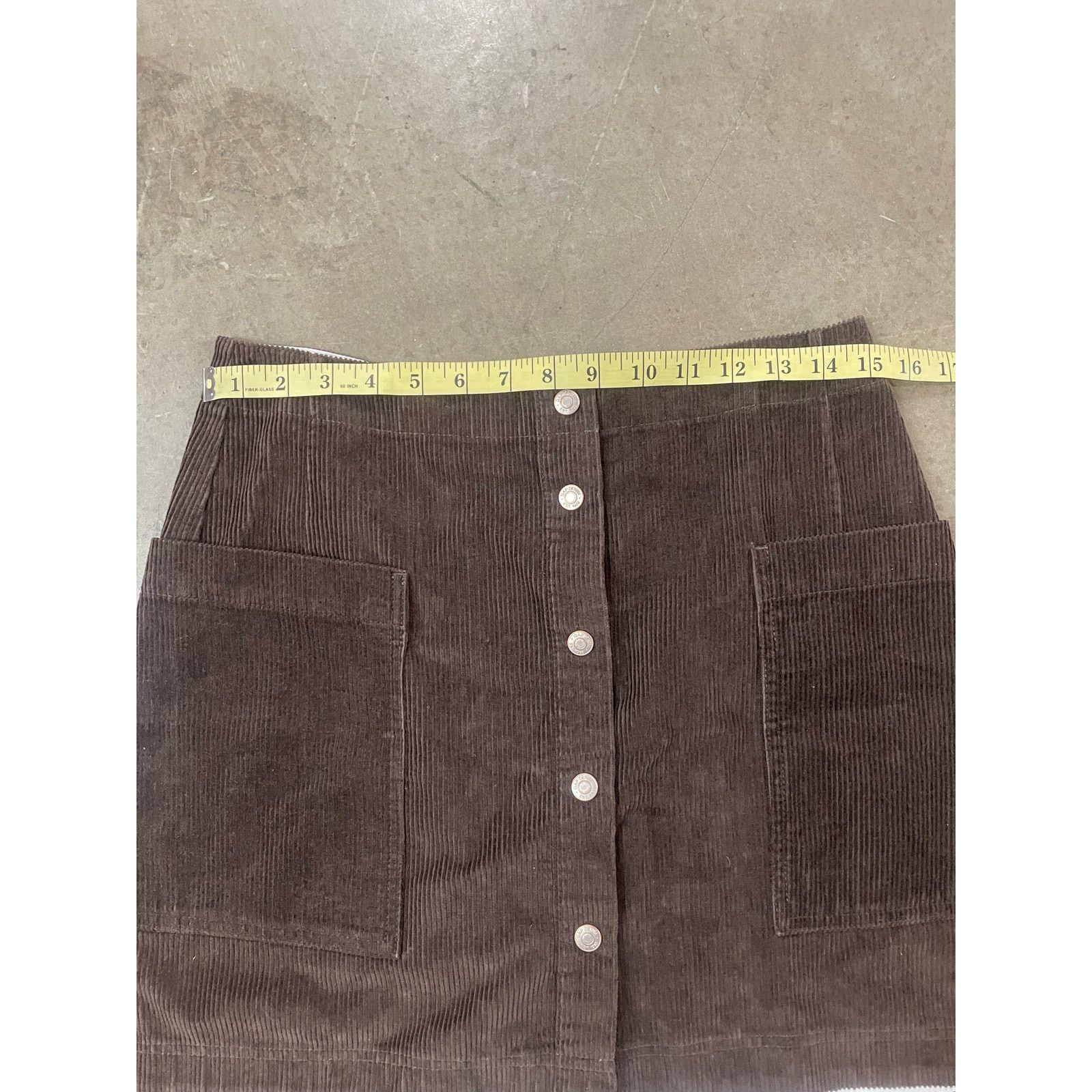 Gap Gap women - Snap-Front Corduroy Mini Skirt / 6 / Brown Noir Size 28" / US 6 / IT 42 - 7 Thumbnail